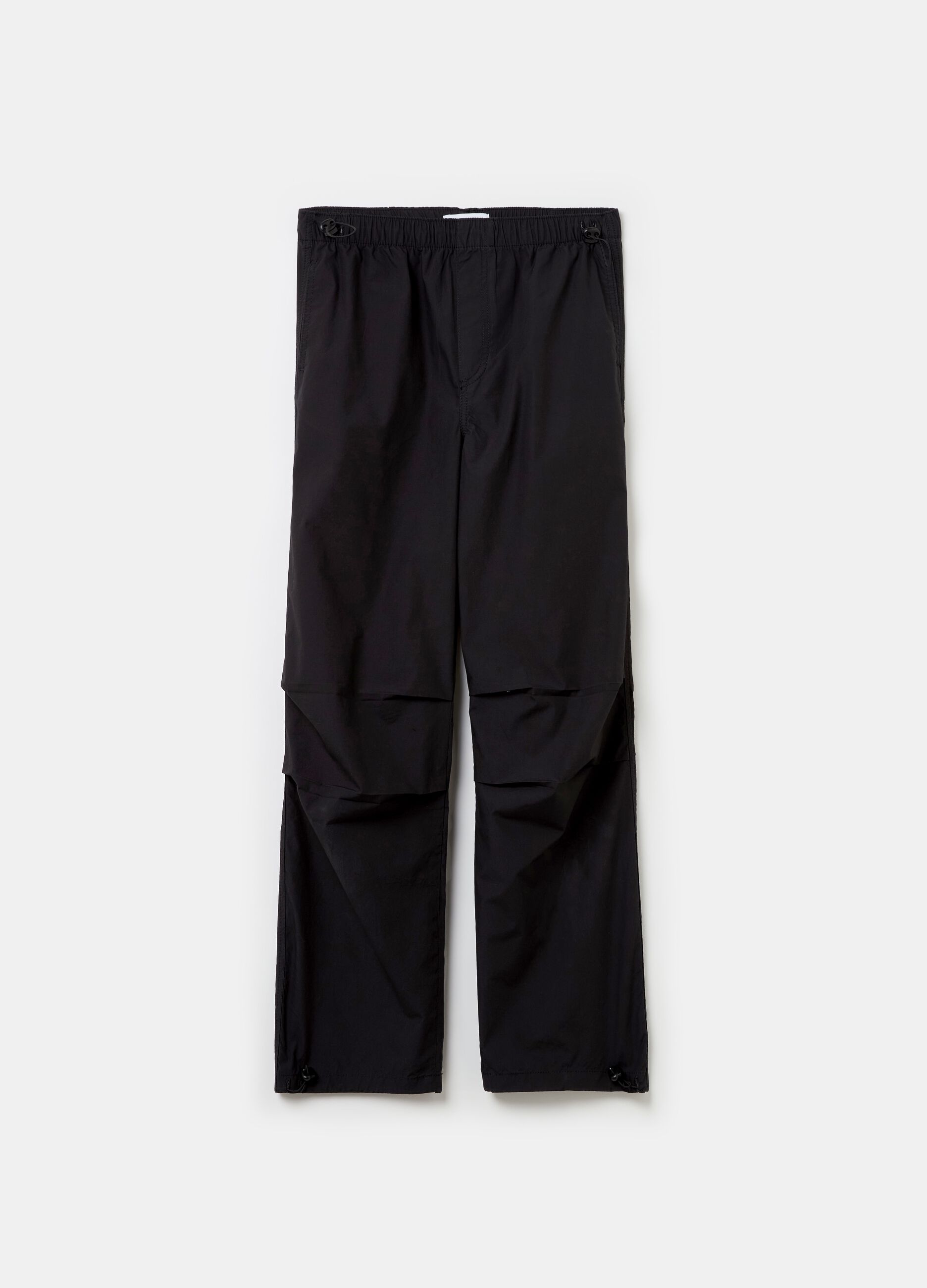 Cotton parachute trousers