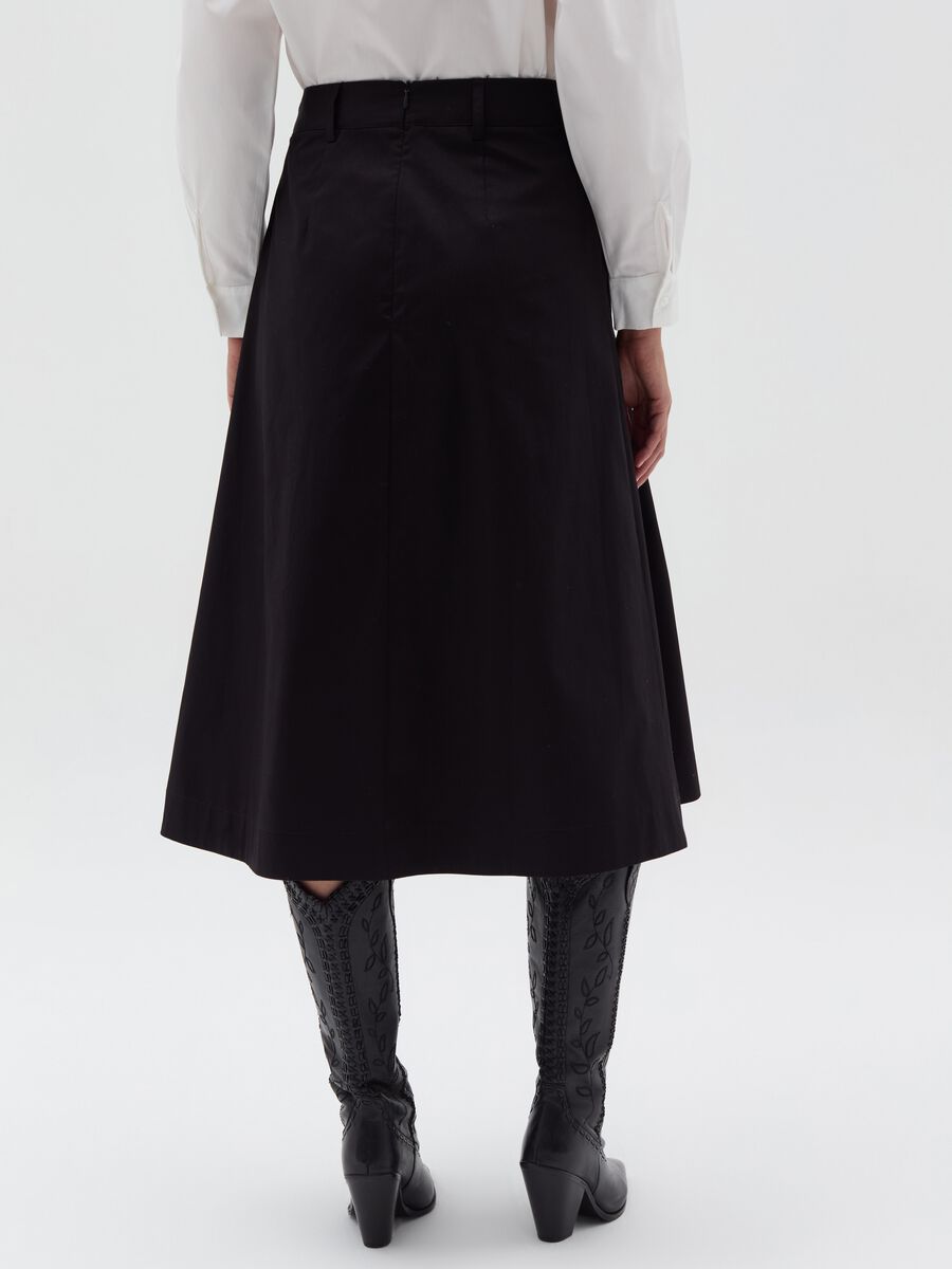 Full midi skirt with darts_2