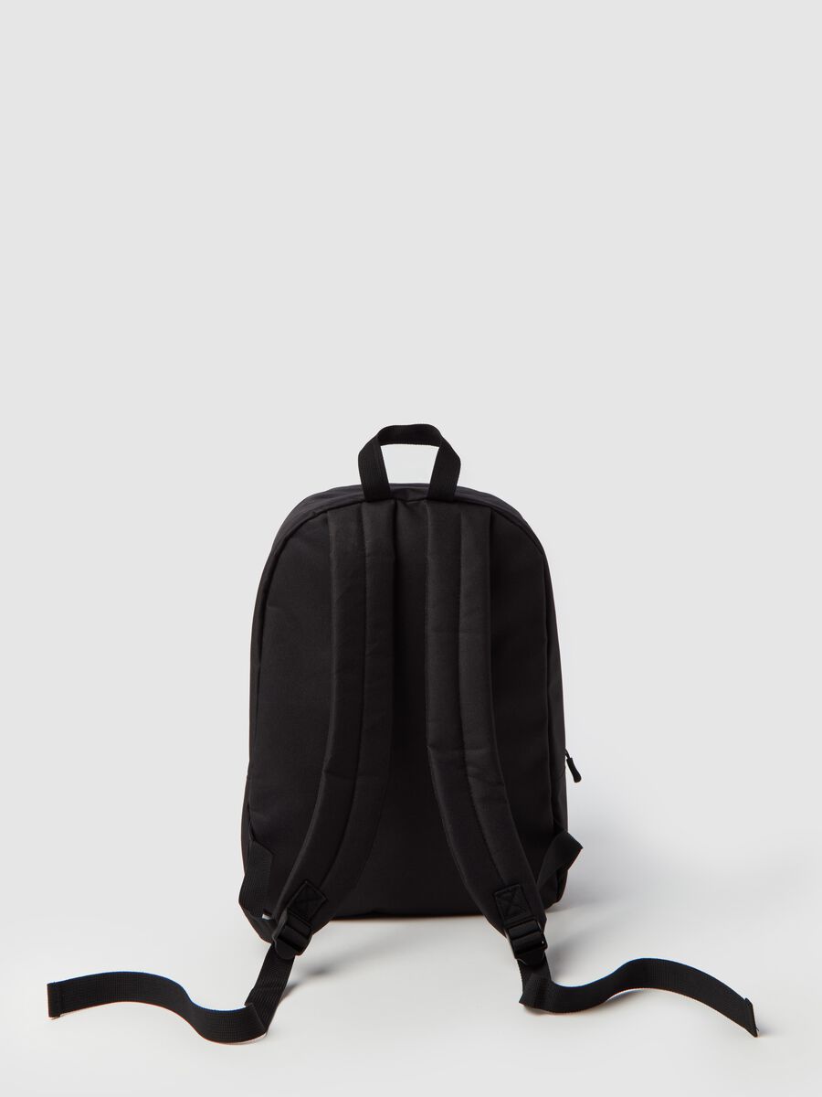 Oval backpack with outside pocket_1