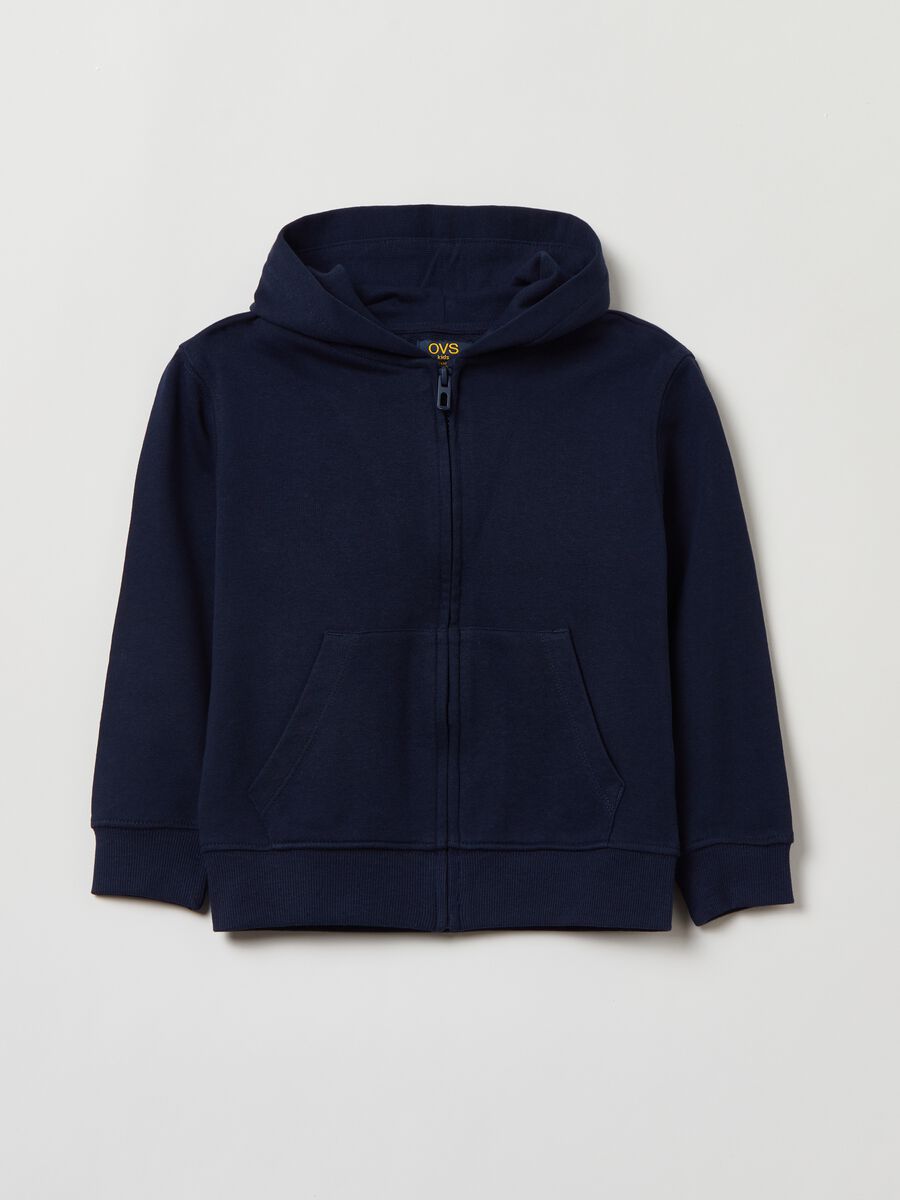 French terry full-zip hoodie_0