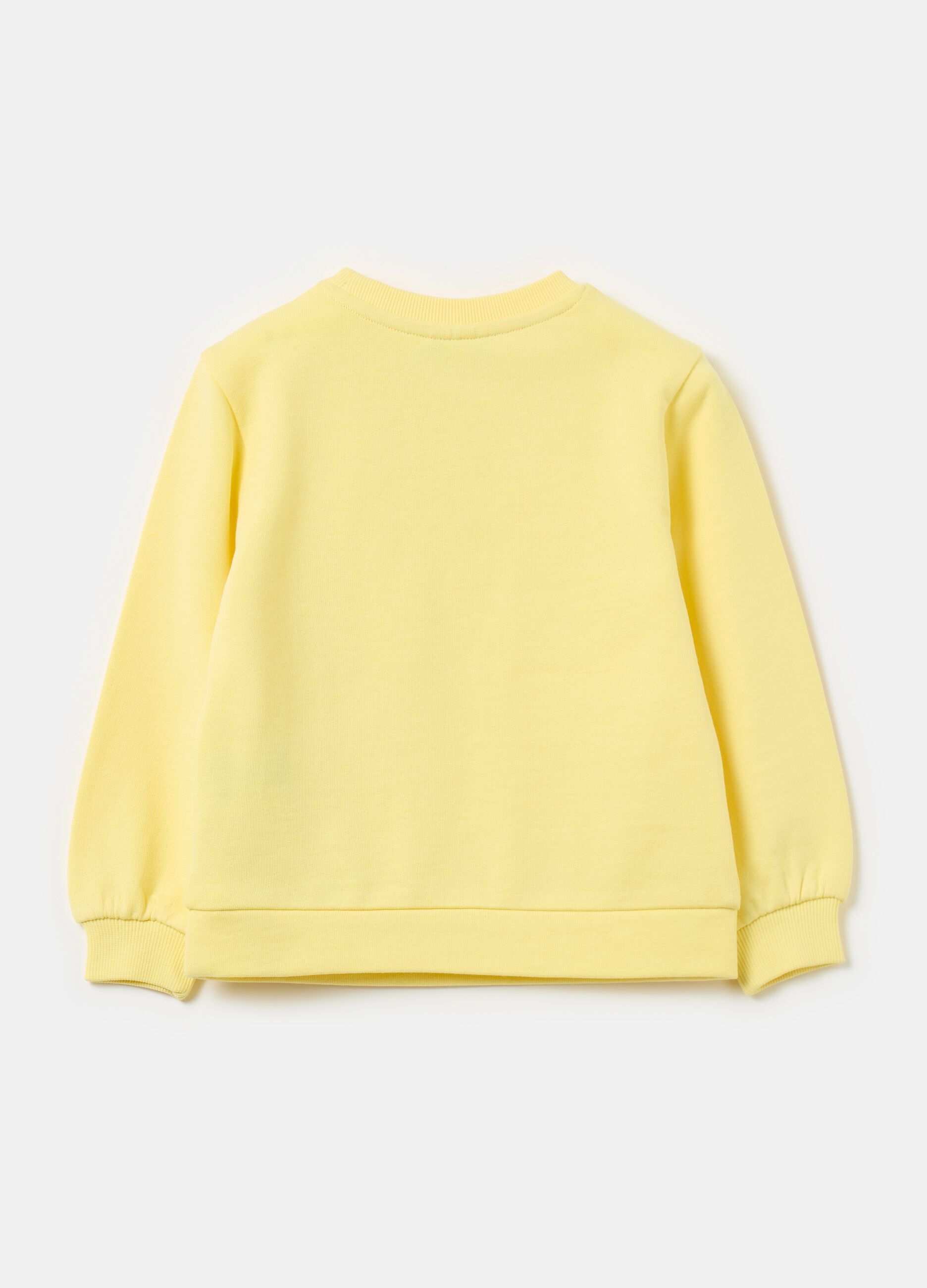 Solid colour sweatshirt in French terry