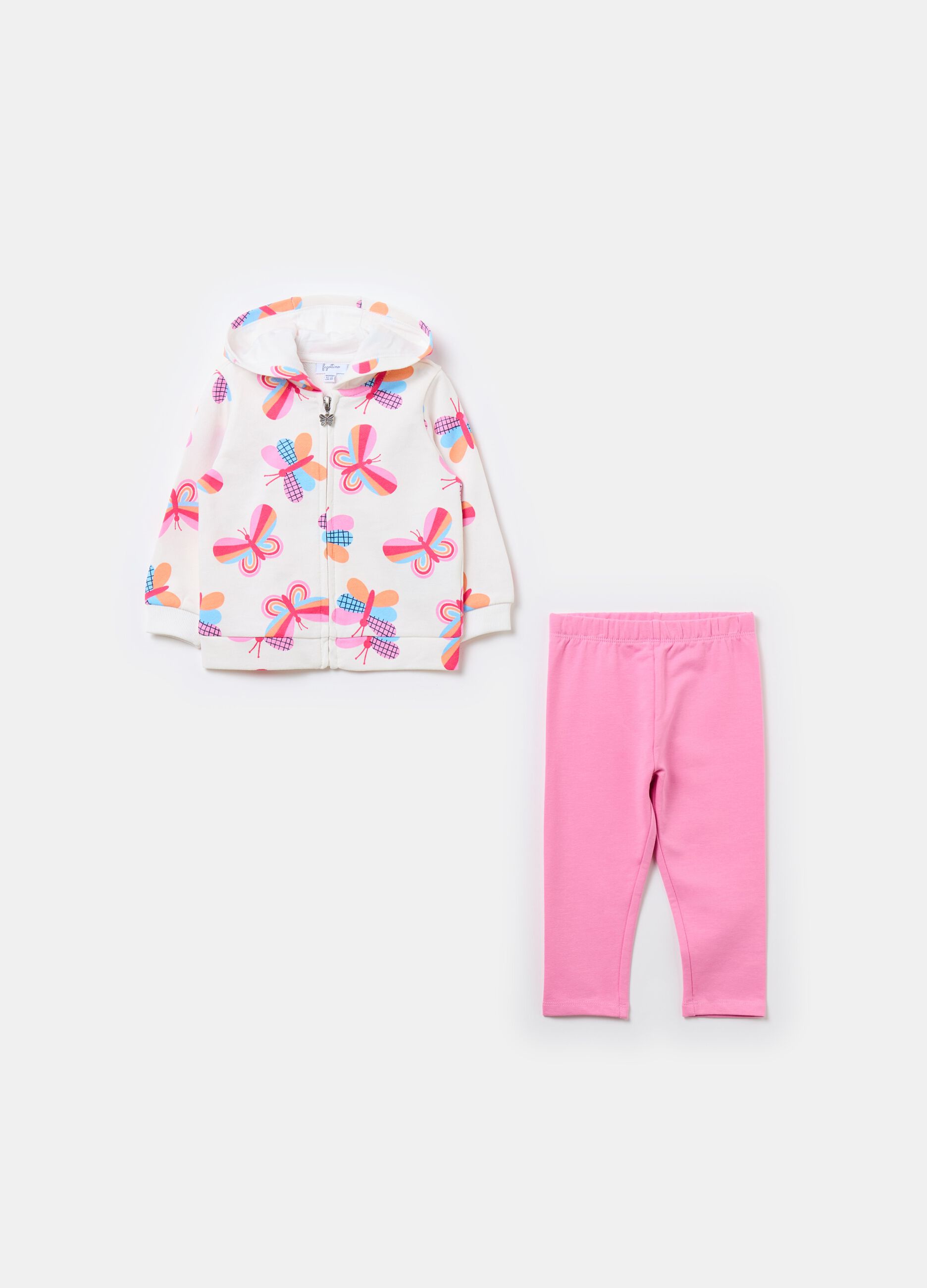 French terry jogging set with print