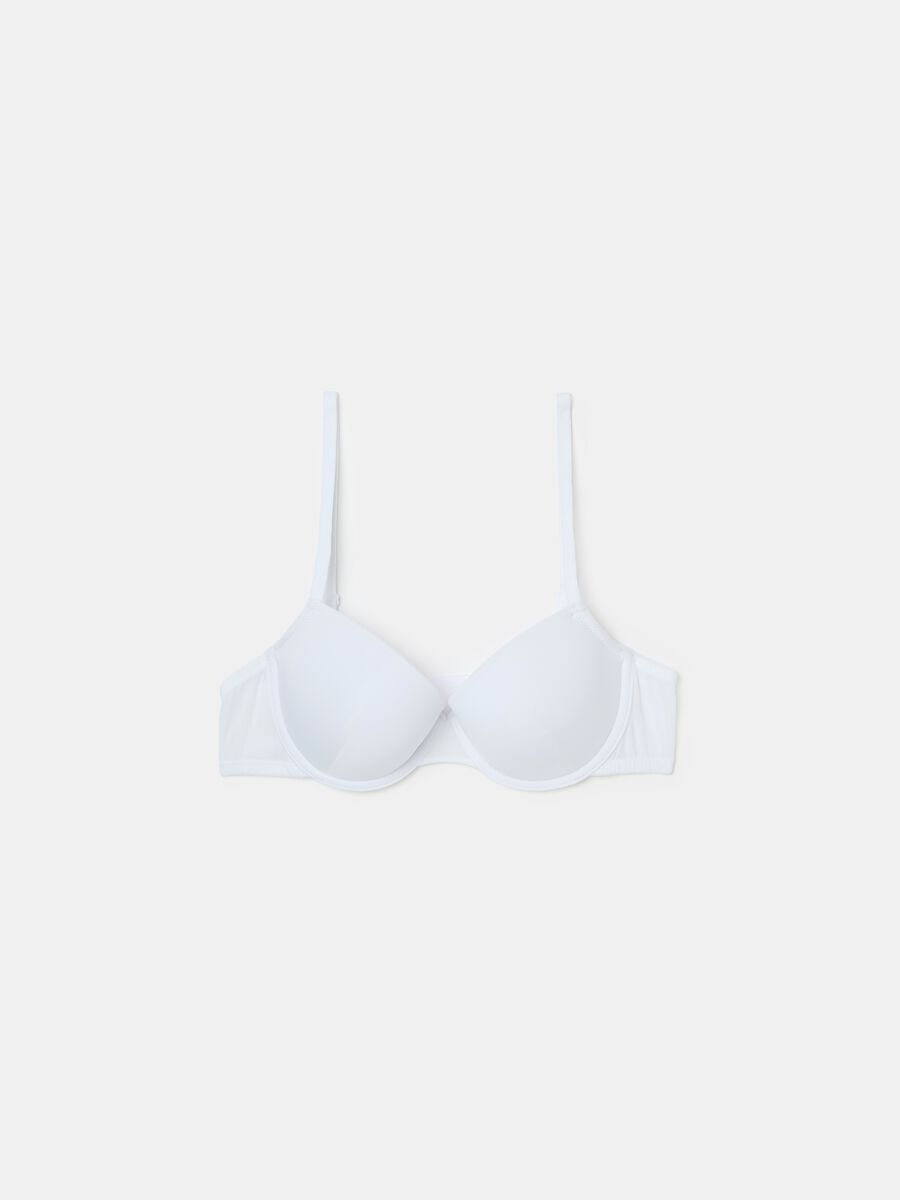 The Padded bra in microfibre_0