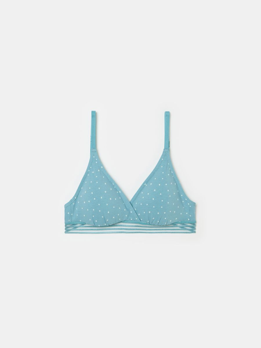 The Triangle soft bra with striped base_4
