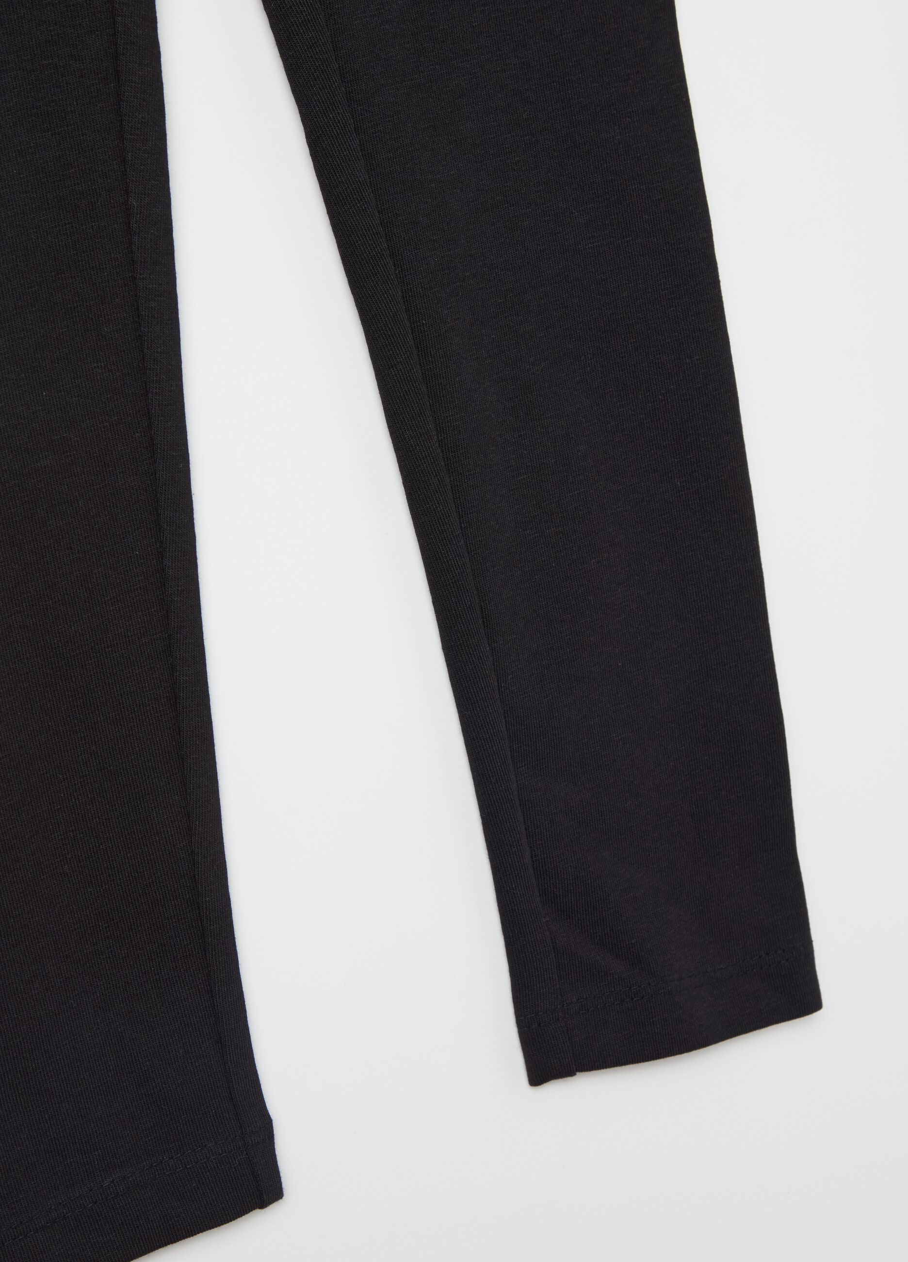 Two-pack leggings in stretch cotton