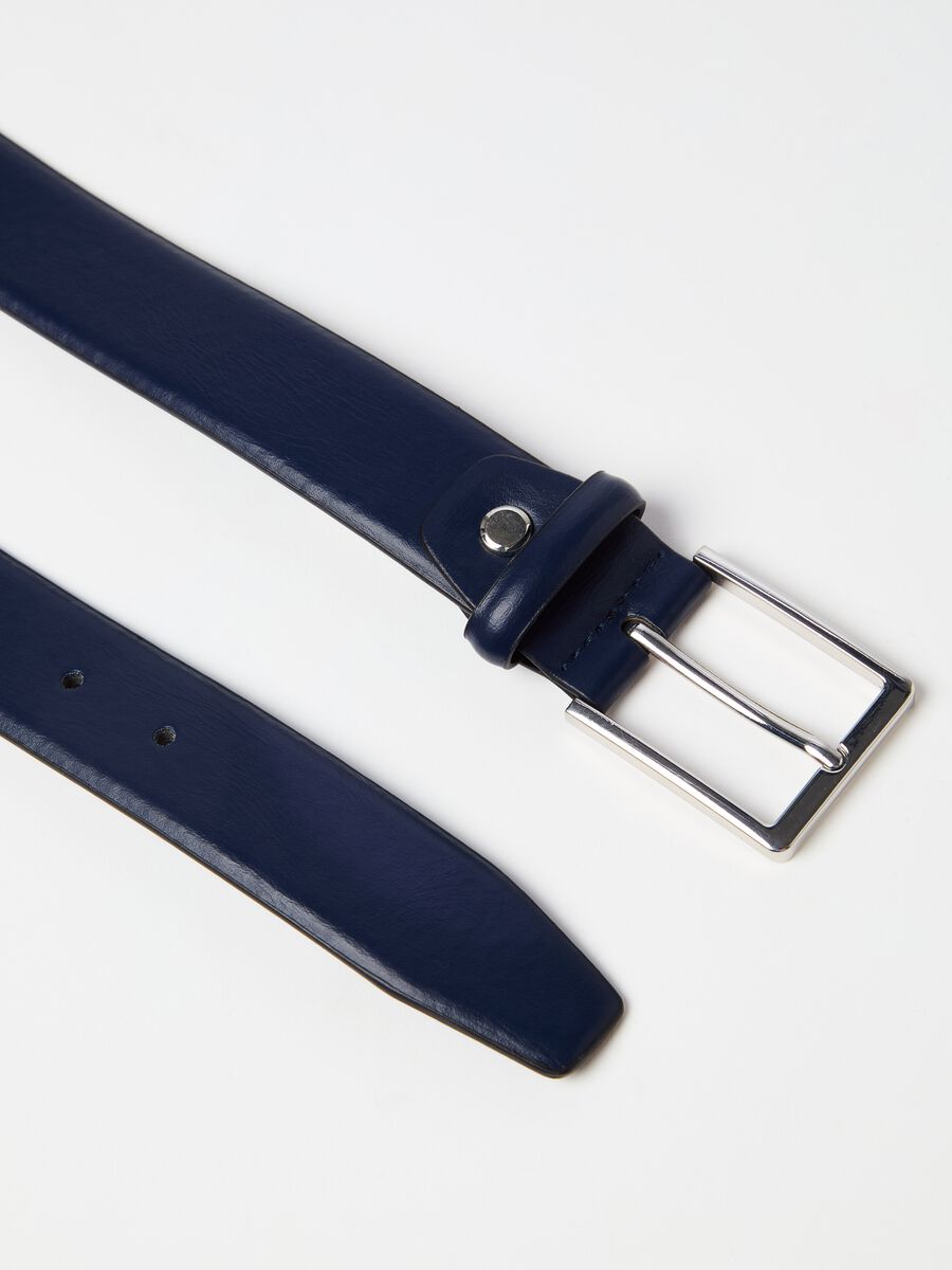 Solid colour belt with square buckle_2