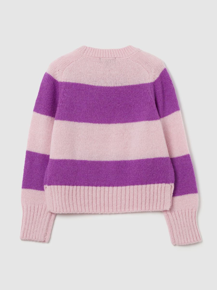 Pullover with striped pattern_1