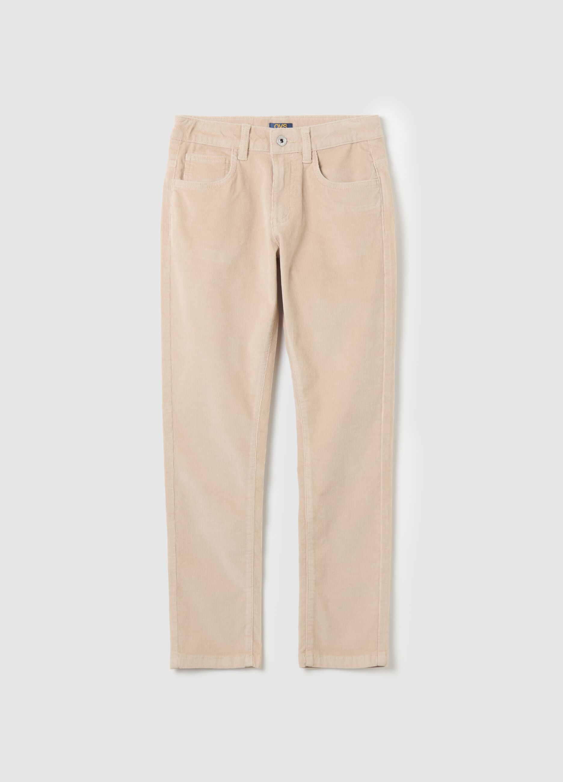 Five-pocket corduroy trousers