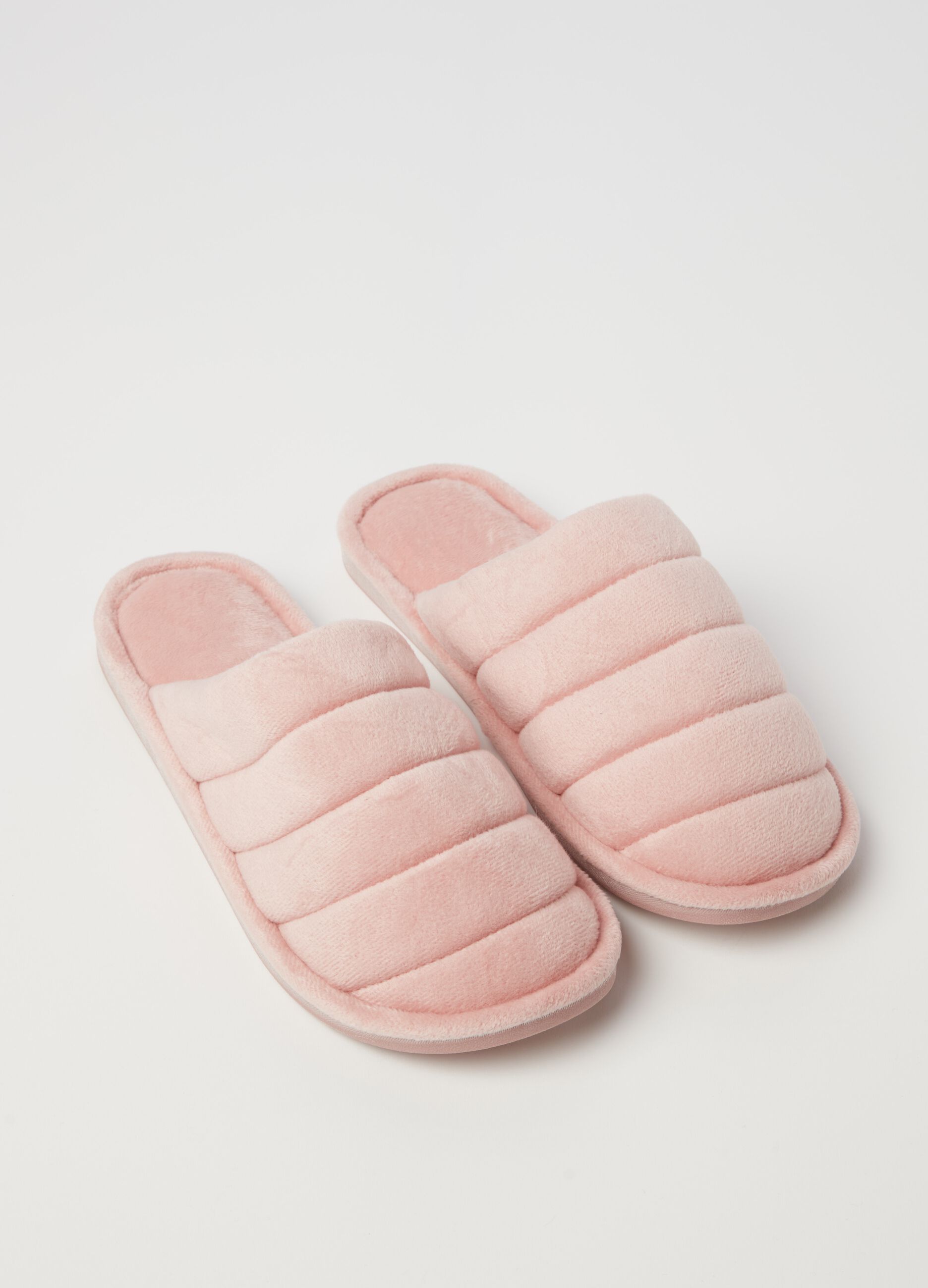 Quilted slippers