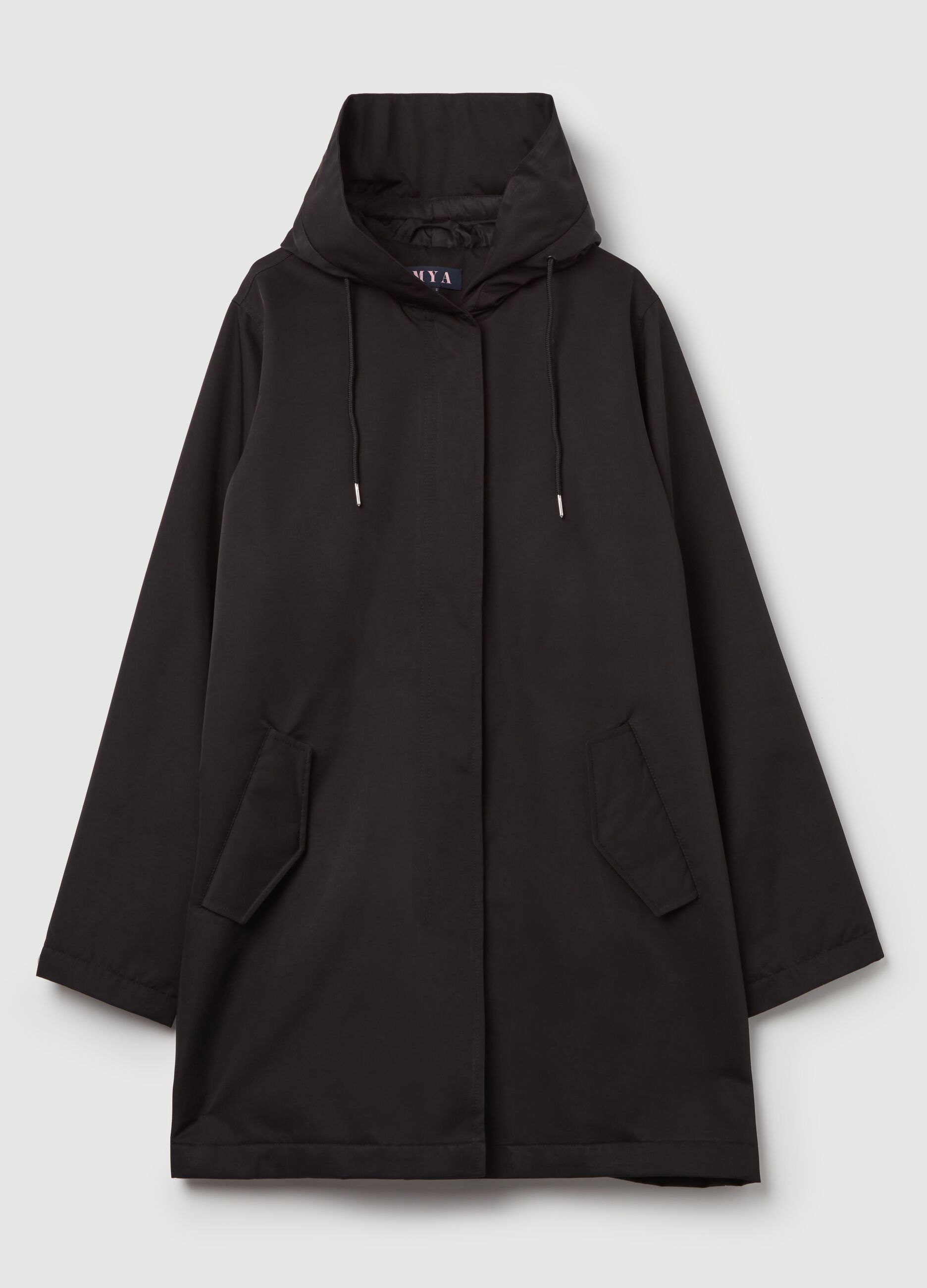 Curvy waterproof parka