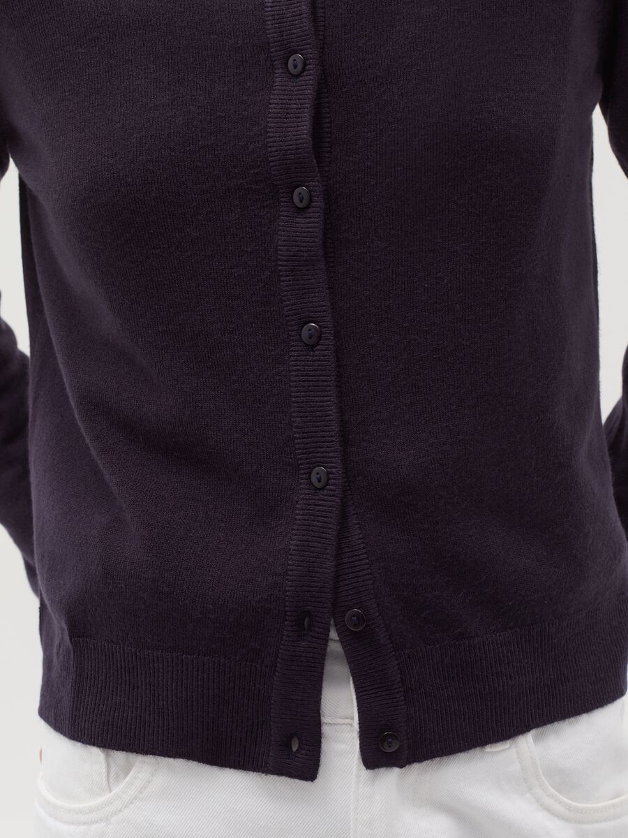 Cardigan with round neckline_3