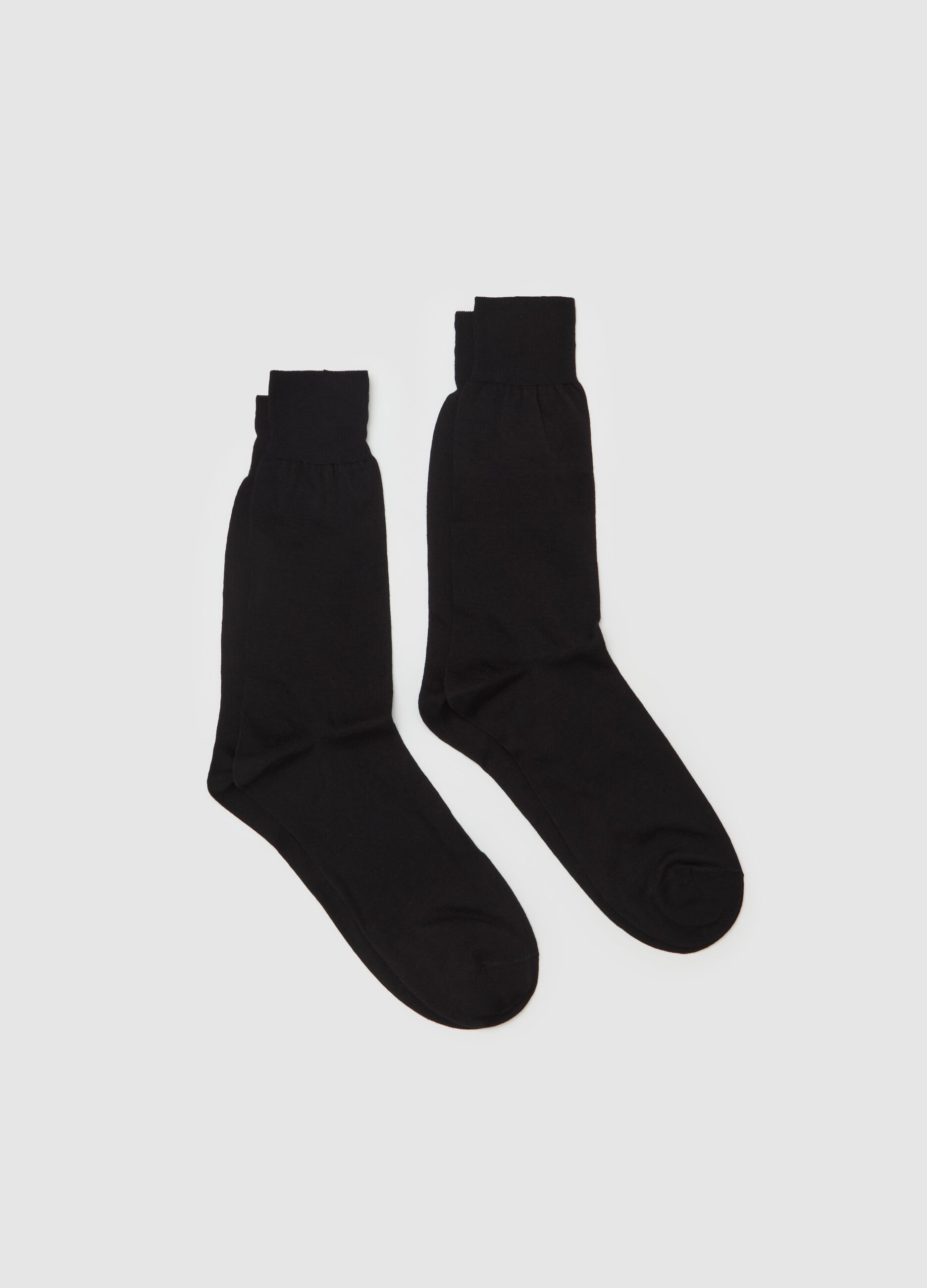 Two-pair pack short socks in organic cotton