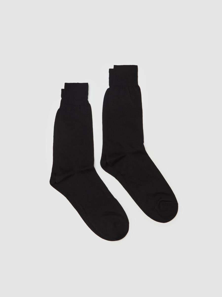 Two-pair pack short socks in organic cotton_0