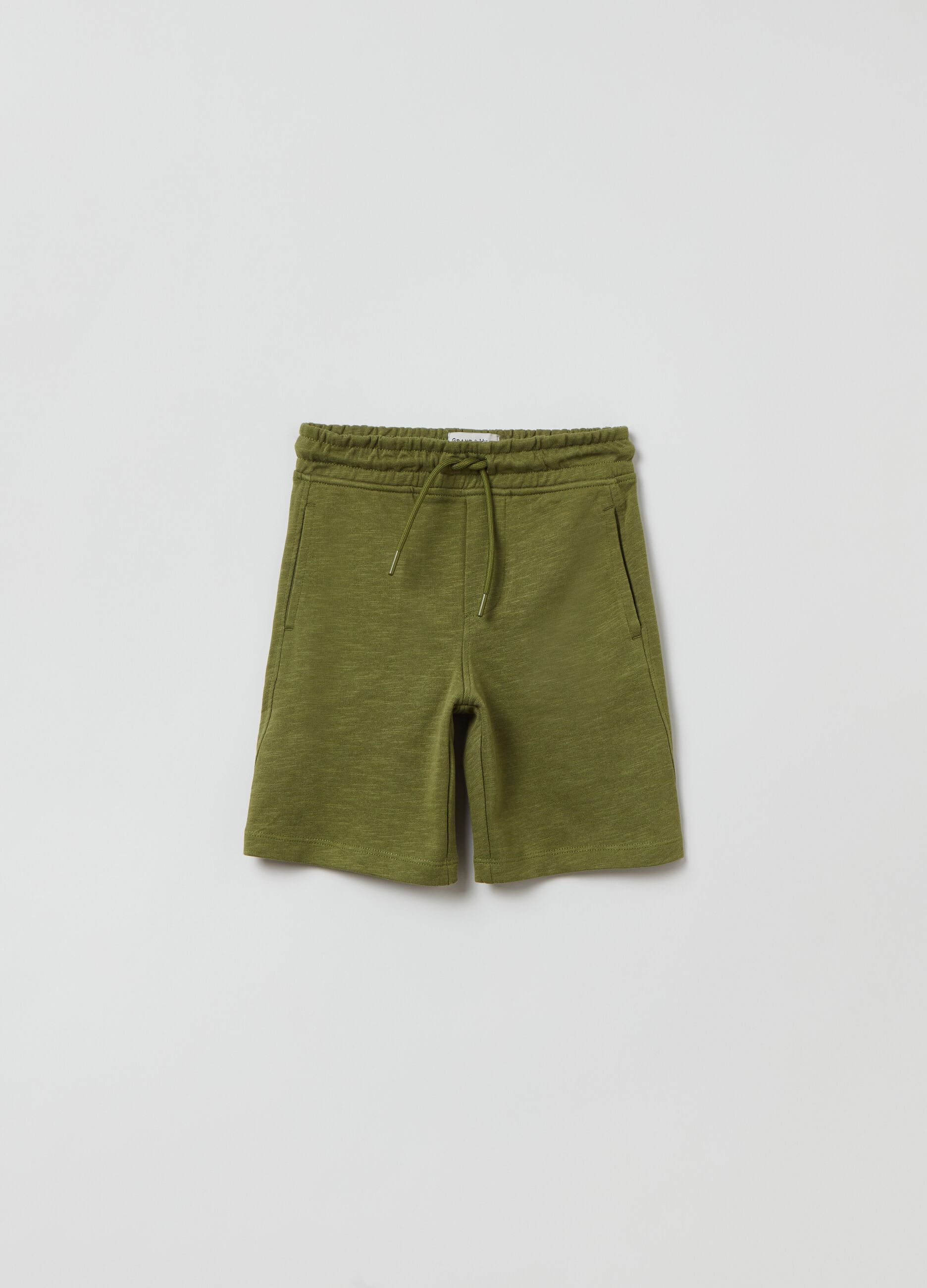 Grand&Hills plush shorts with drawstring