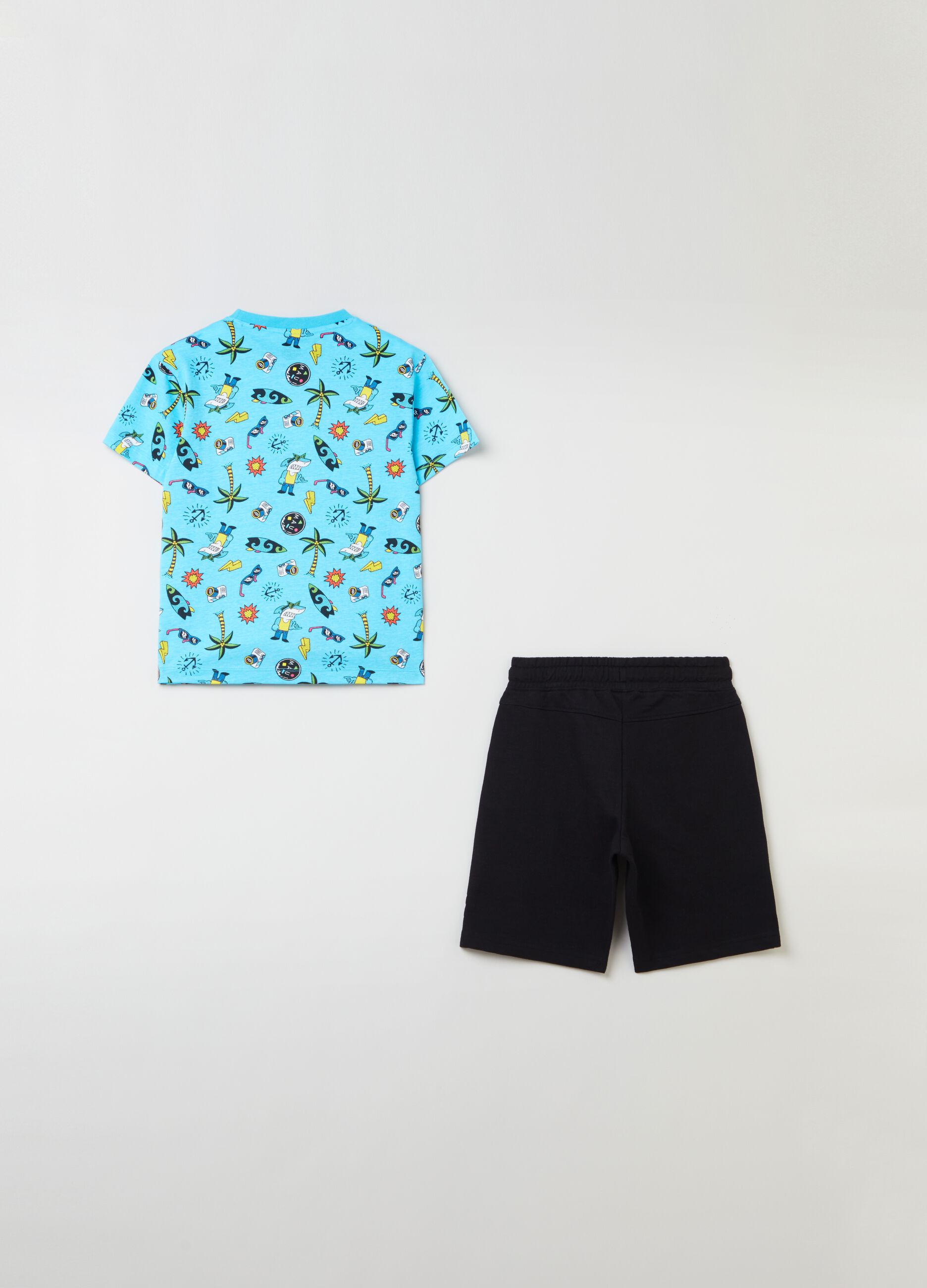 Jogging set in cotone stampa Maui and Sons