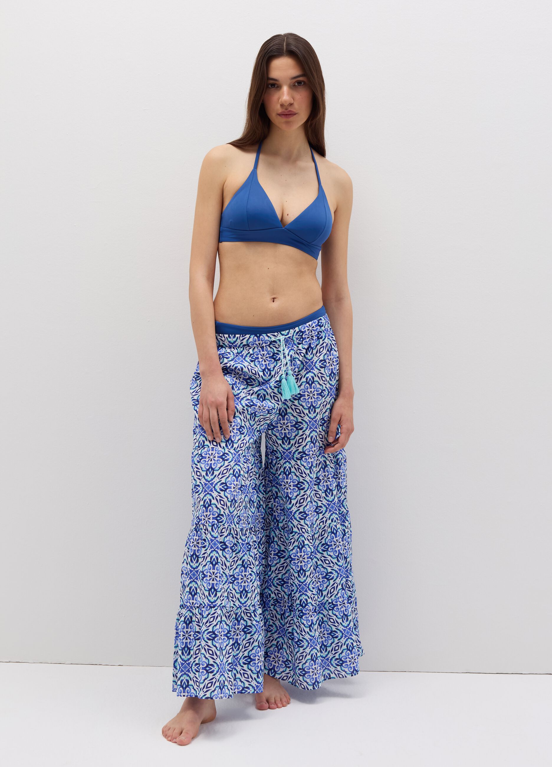 Ovs Pantalone estivo wide leg Positano