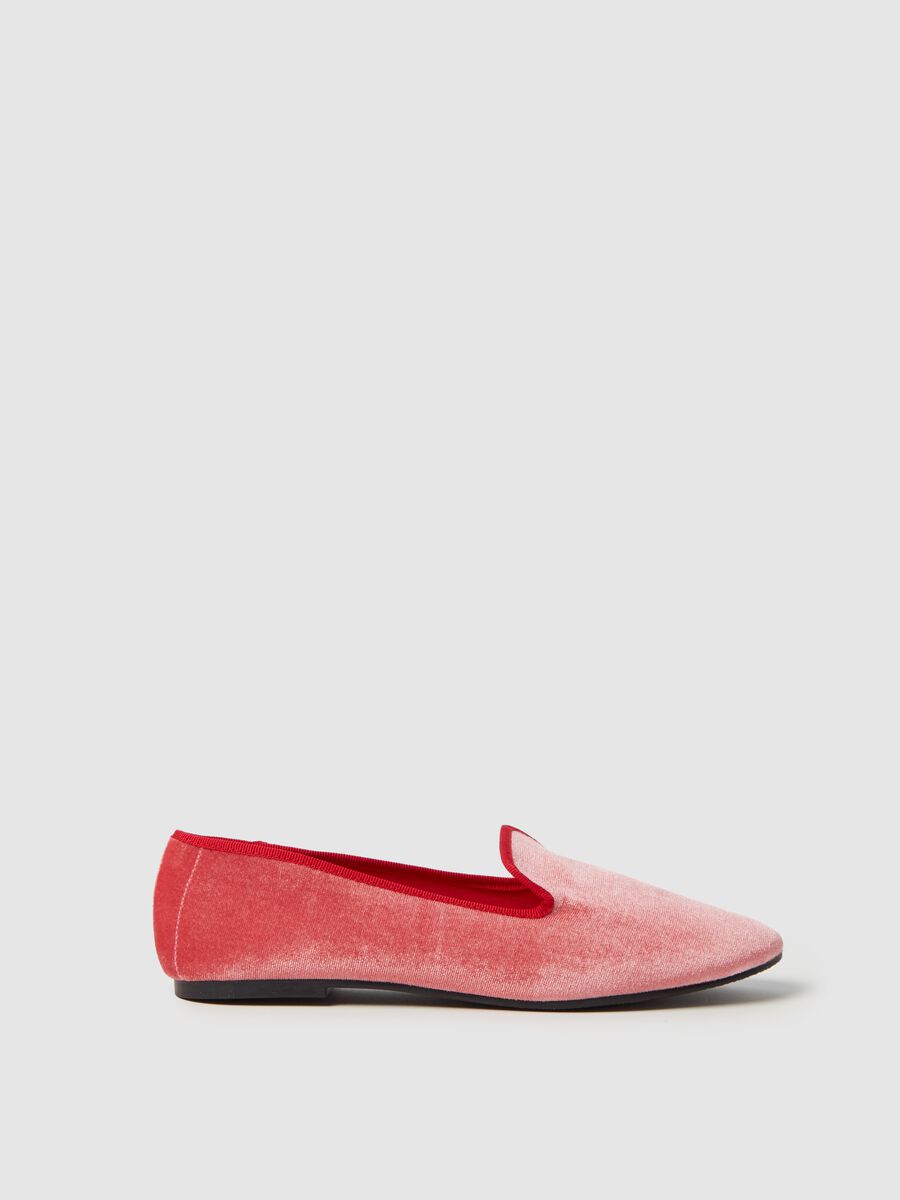 Slipper shoes with contrasting edging_0