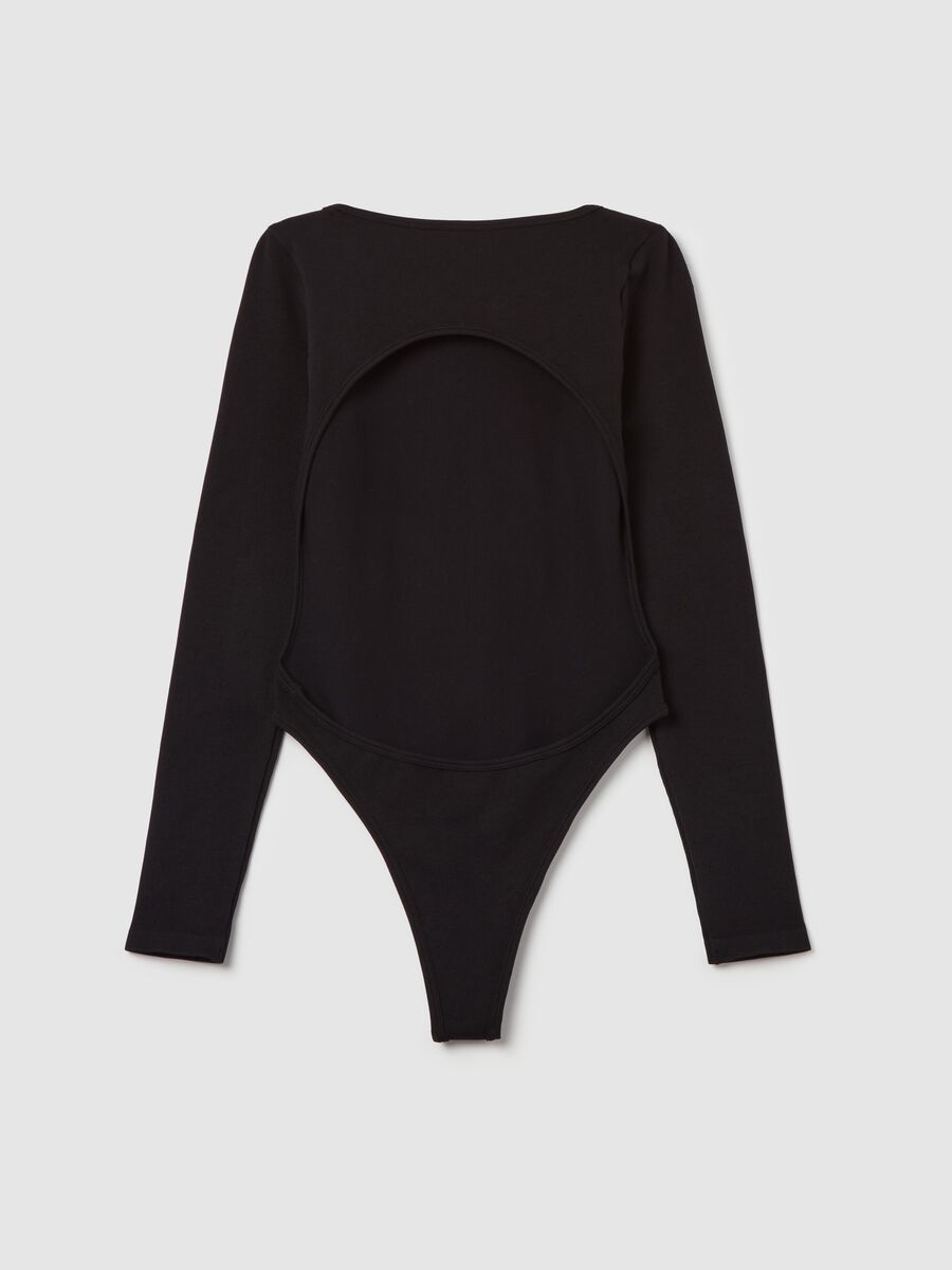 Bodysuit Cut Out Black_7