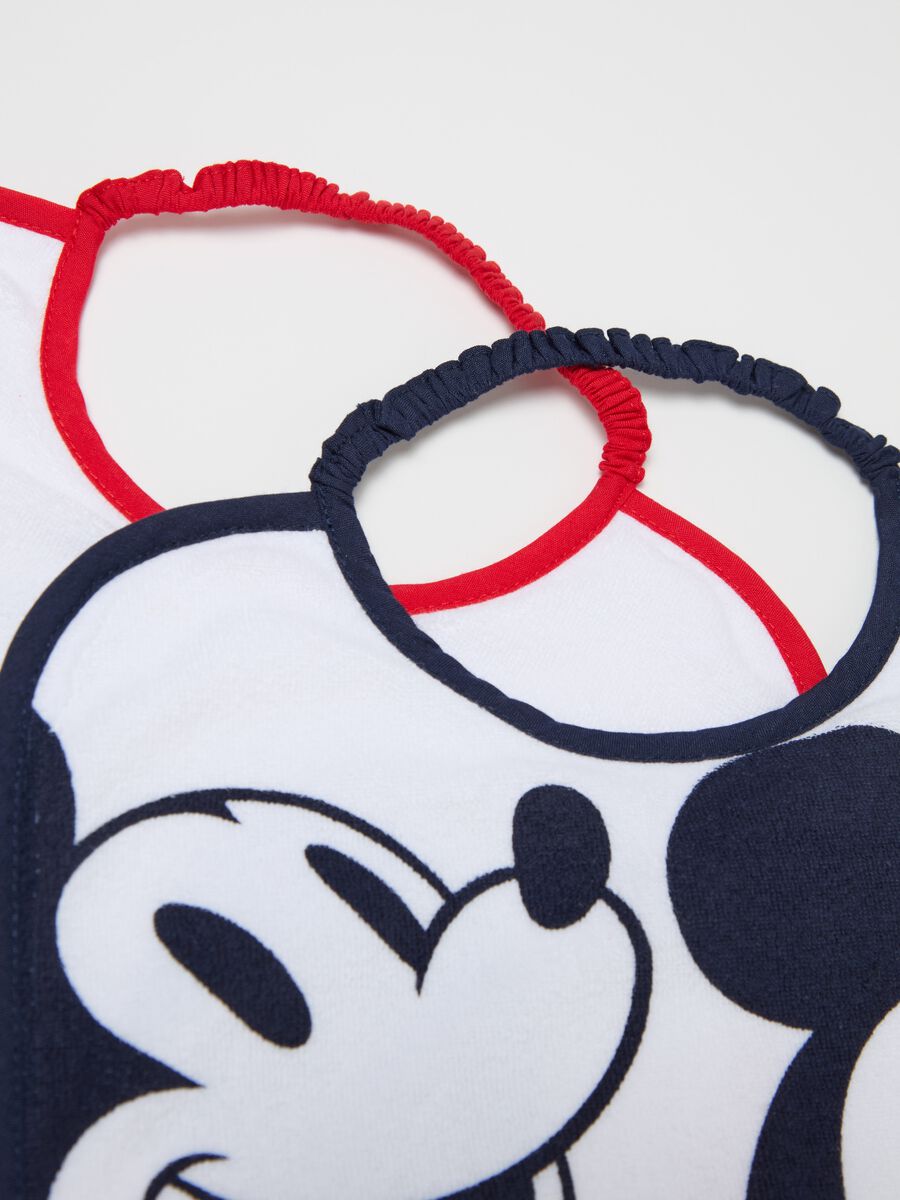 Three-pack bibs with PEVA backing and Mickey Mouse print_1