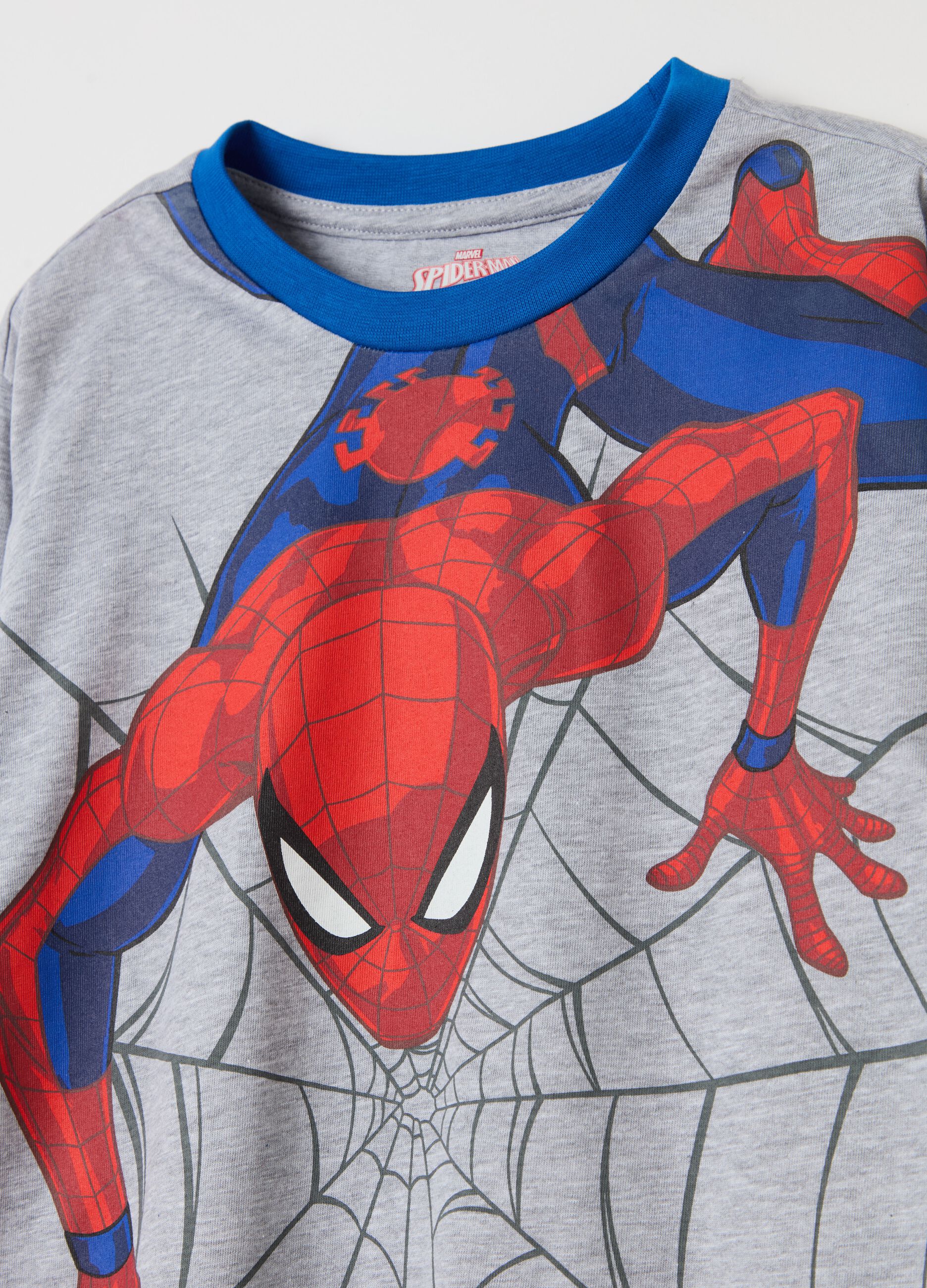 Long pyjamas with Spider-Man print