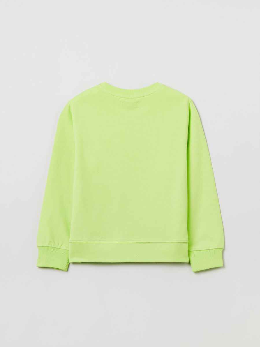 Sweatshirt in French terry with round neck_1