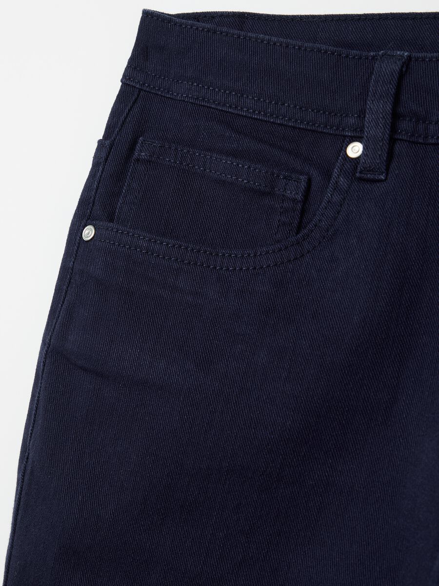 Stretch twill trousers with five pockets_5