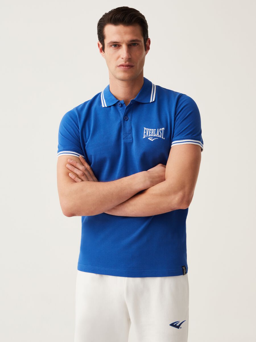 Pique polo shirt with Everlast logo_0