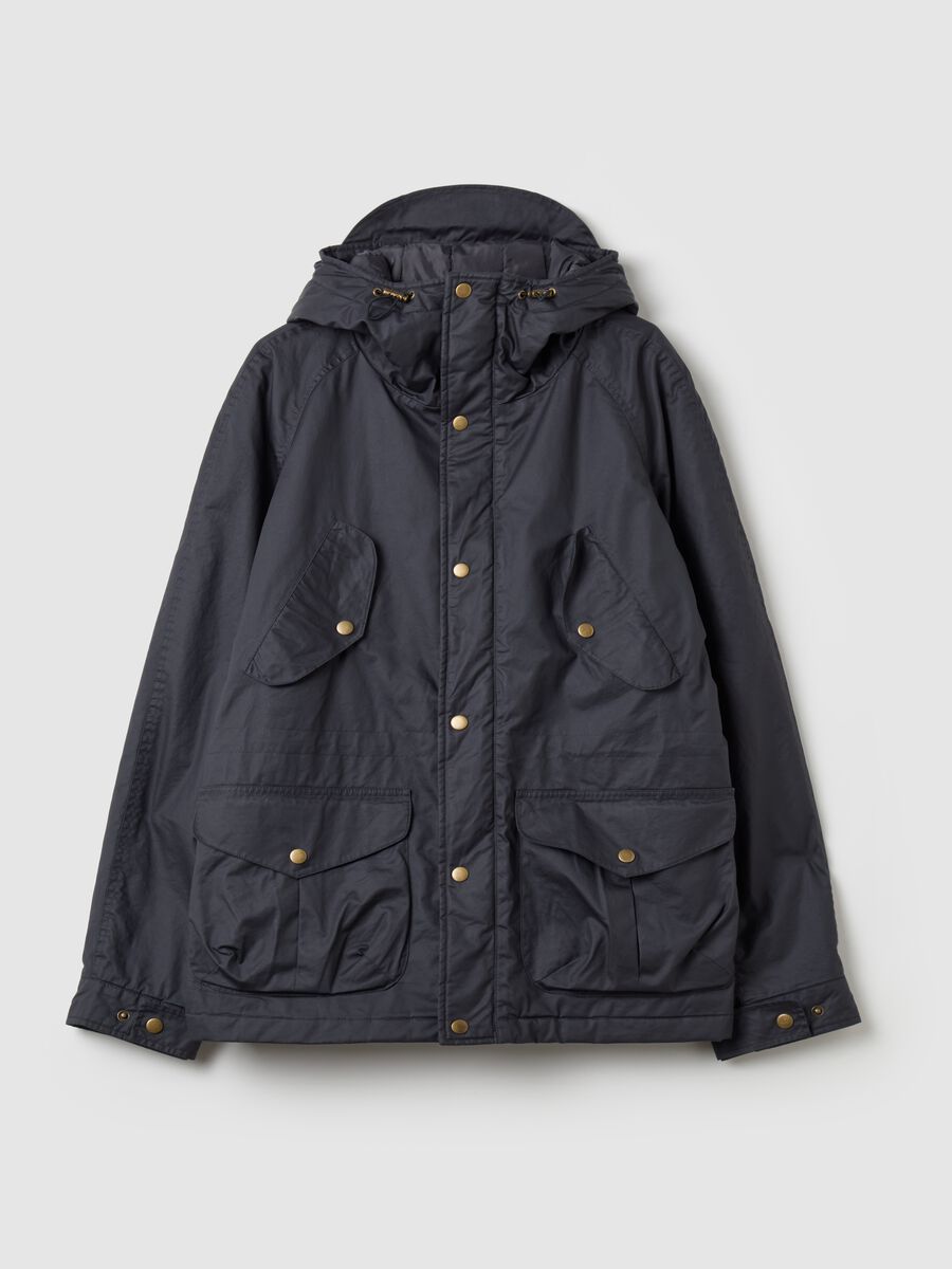 Short jacket with hood_4