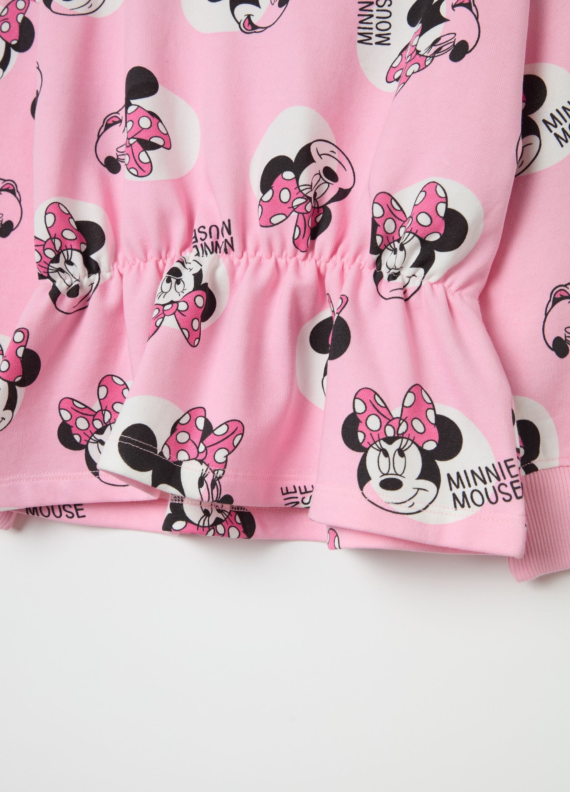 Jogging set con stampa Minnie e pois