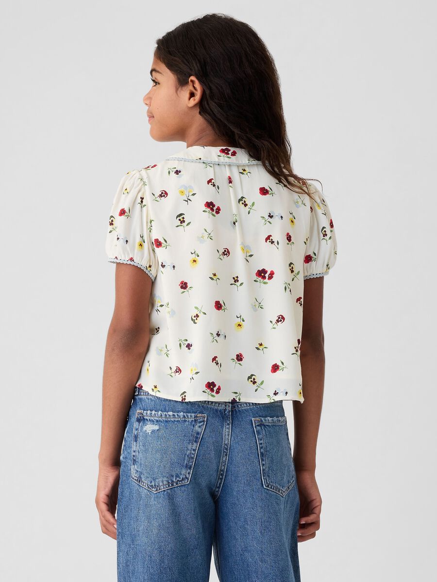 GAP for DÔEN shirt with floral pattern_2