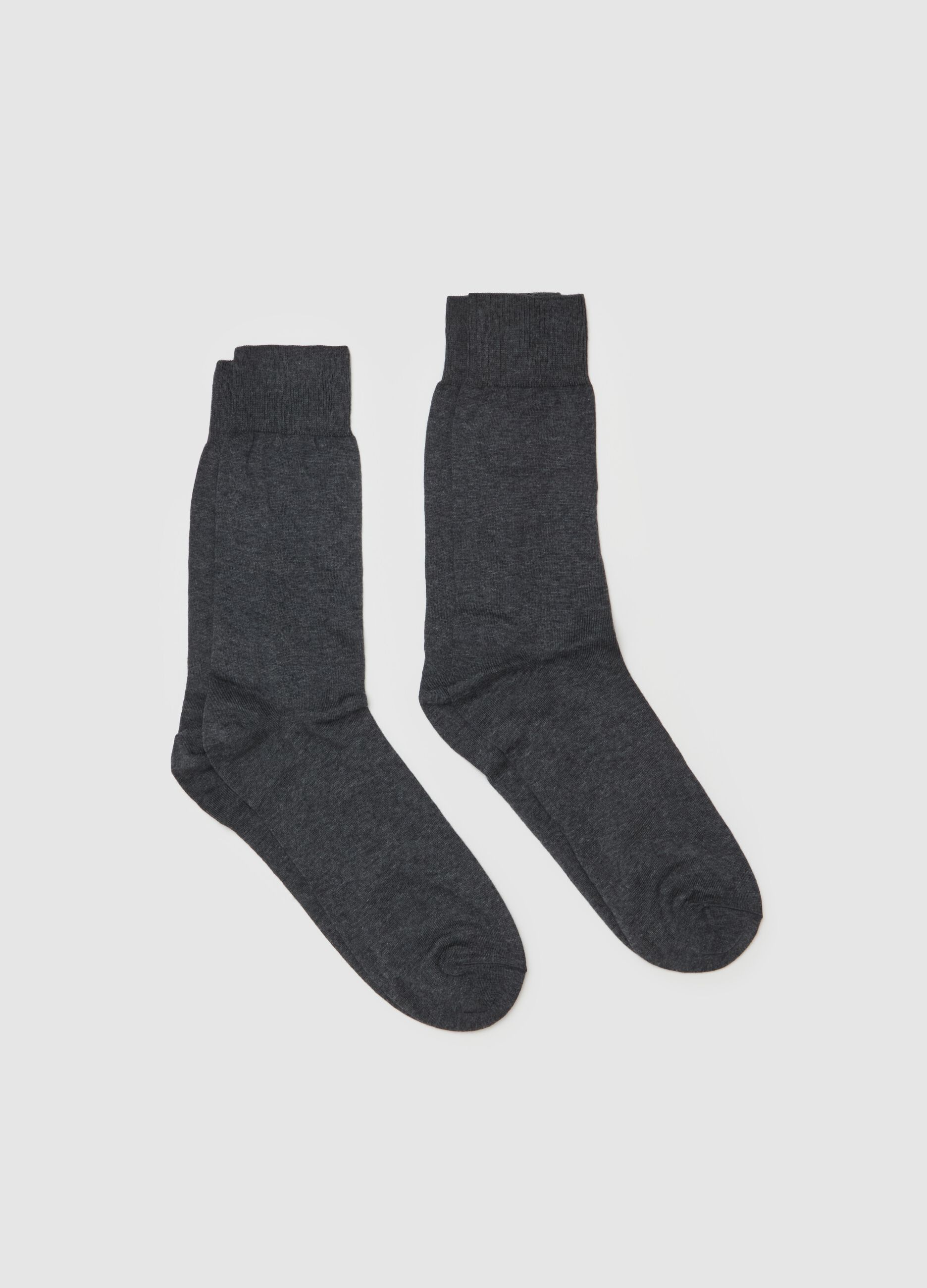 Two-pair pack short socks in organic cotton