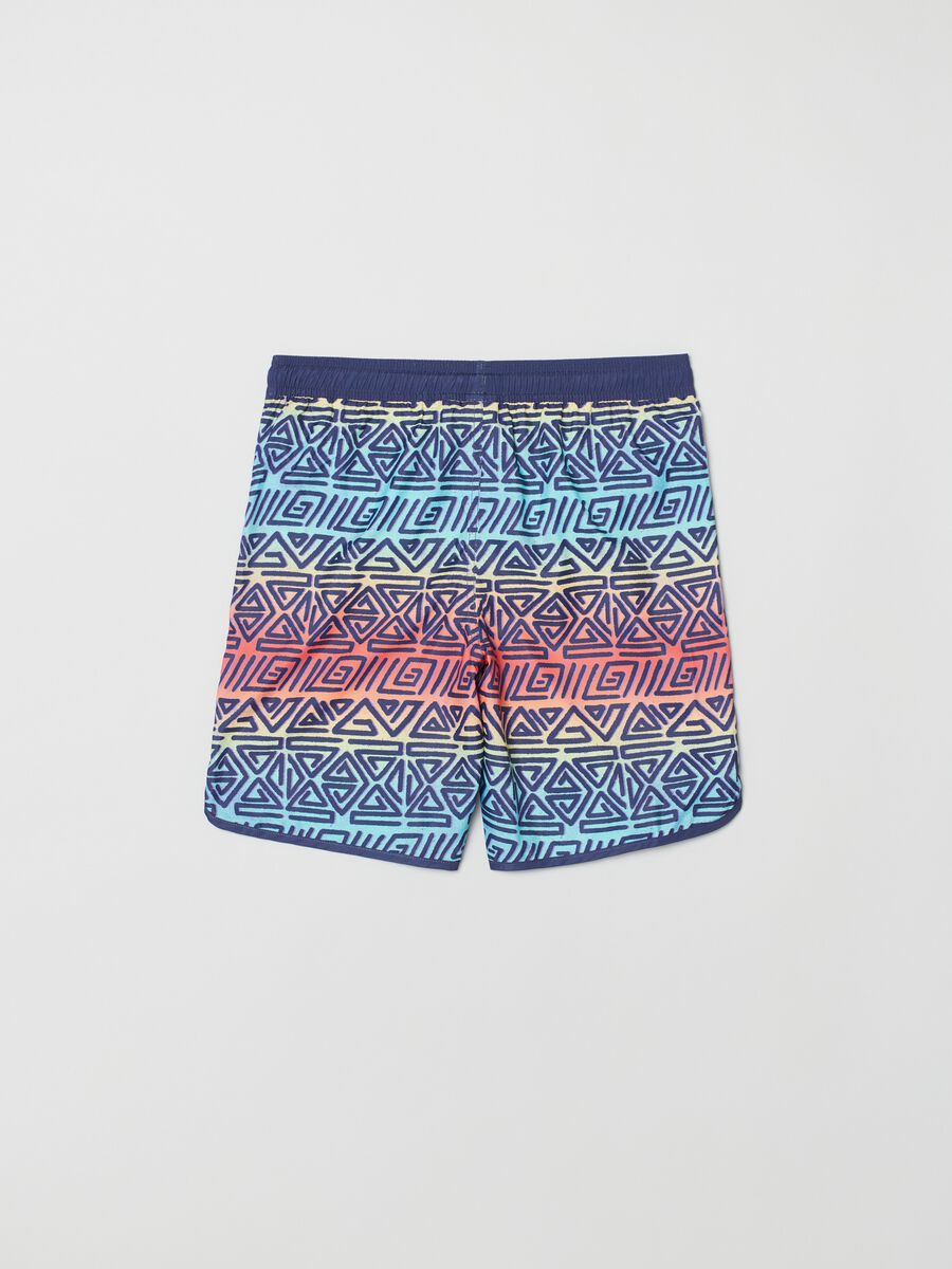 Swimming trunks with Maui and Sons print_1