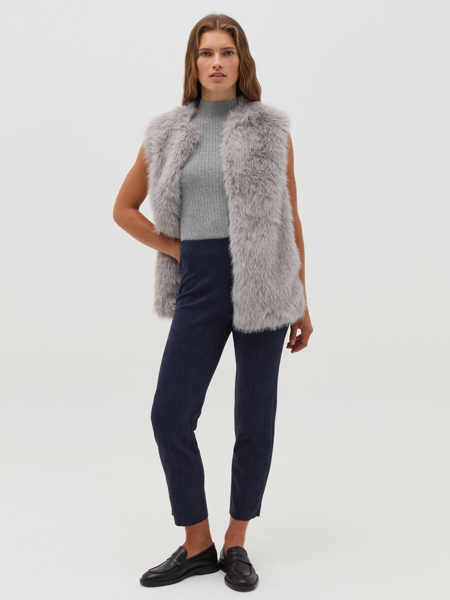 Faux fur gilet_0