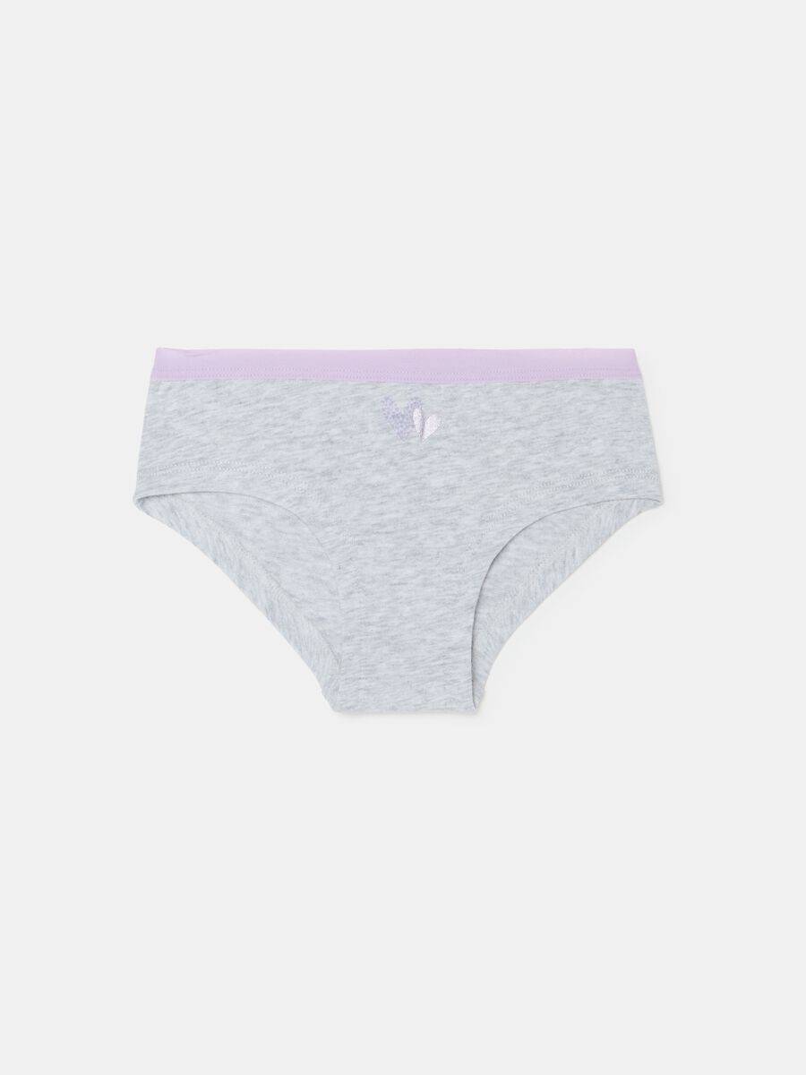 Organic cotton French knickers with print_0