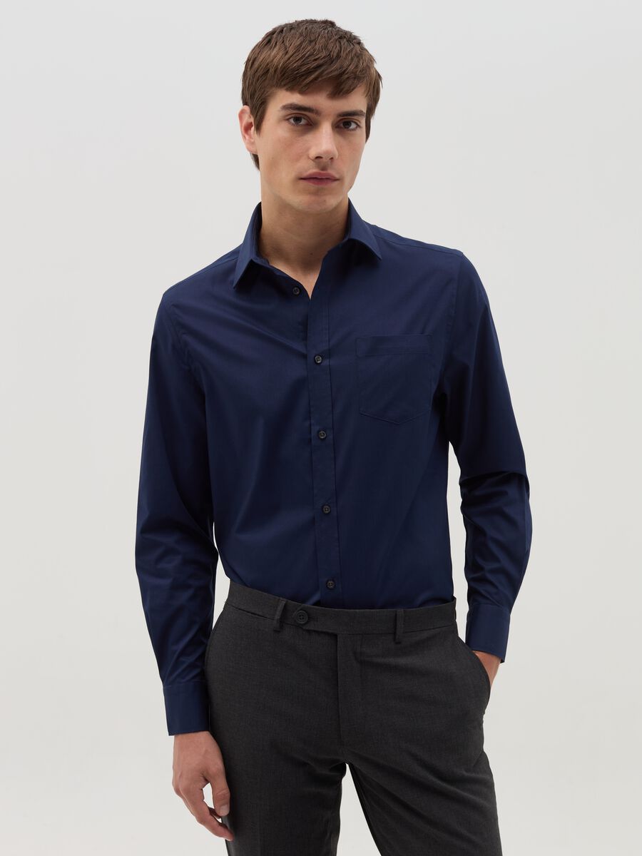 Regular-fit shirt with pocket_0