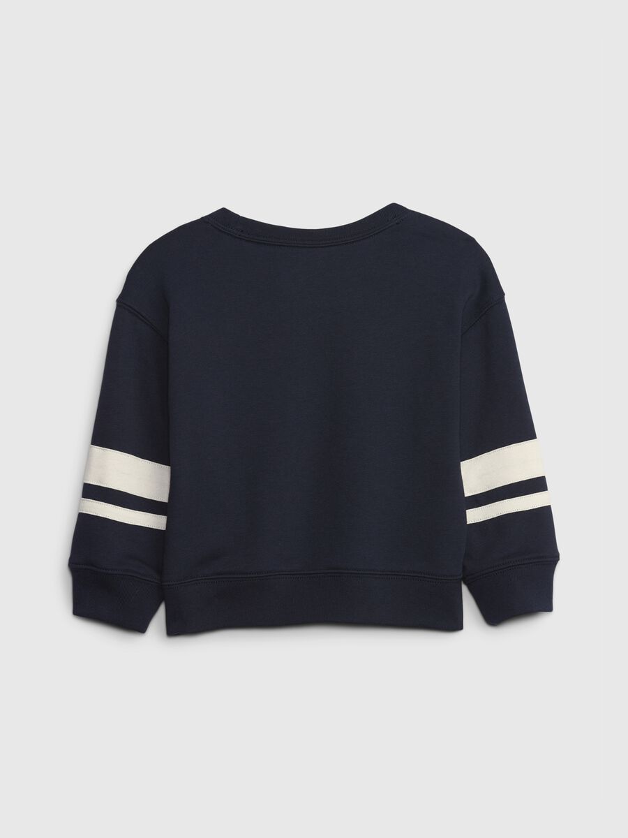 French terry sweatshirt with logo patch_1