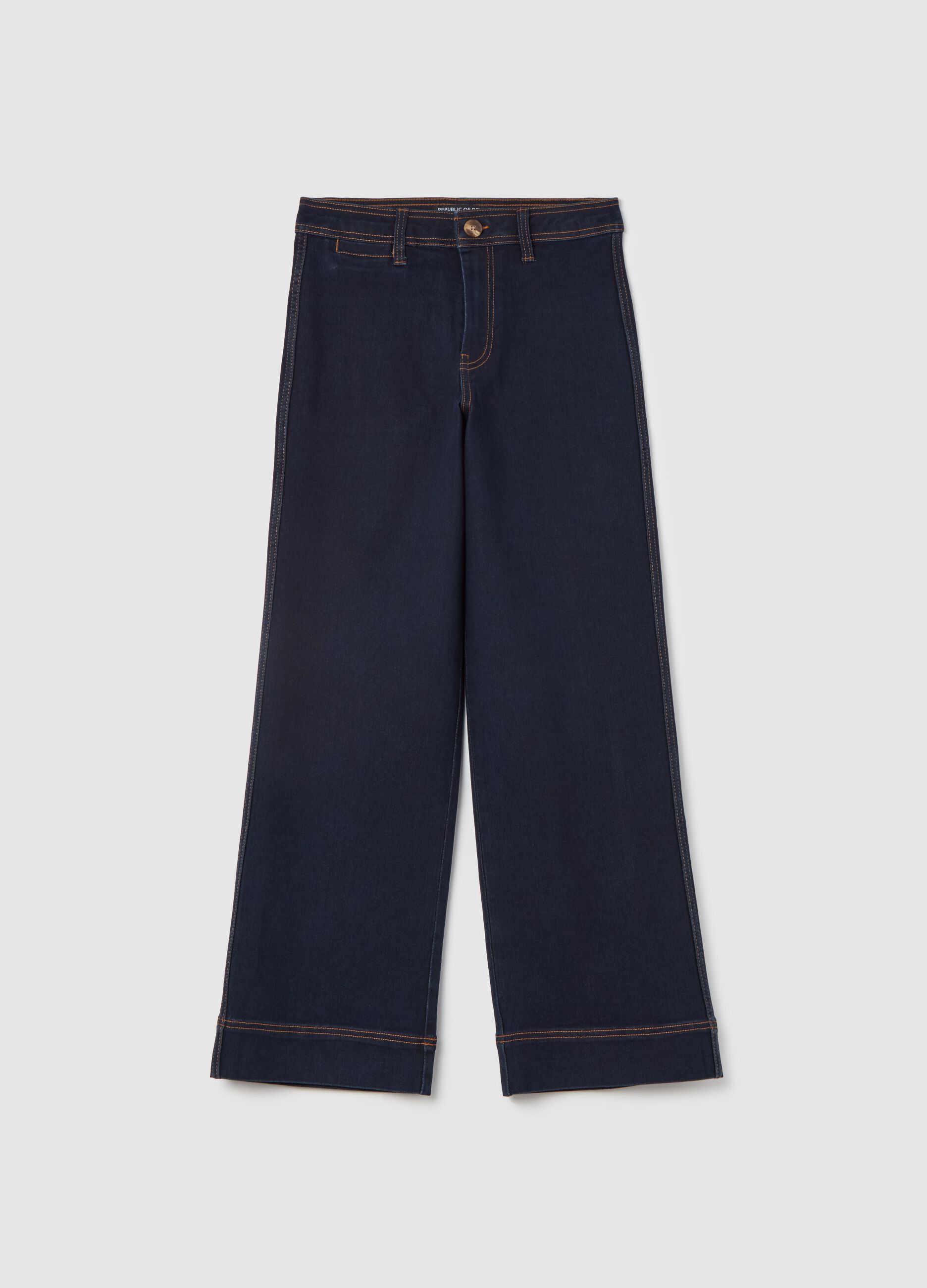 Jeans culotte stretch