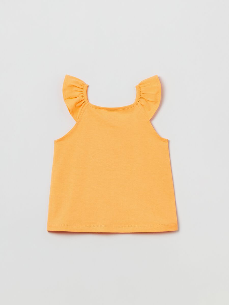 Tank top in cotone con stampa_1