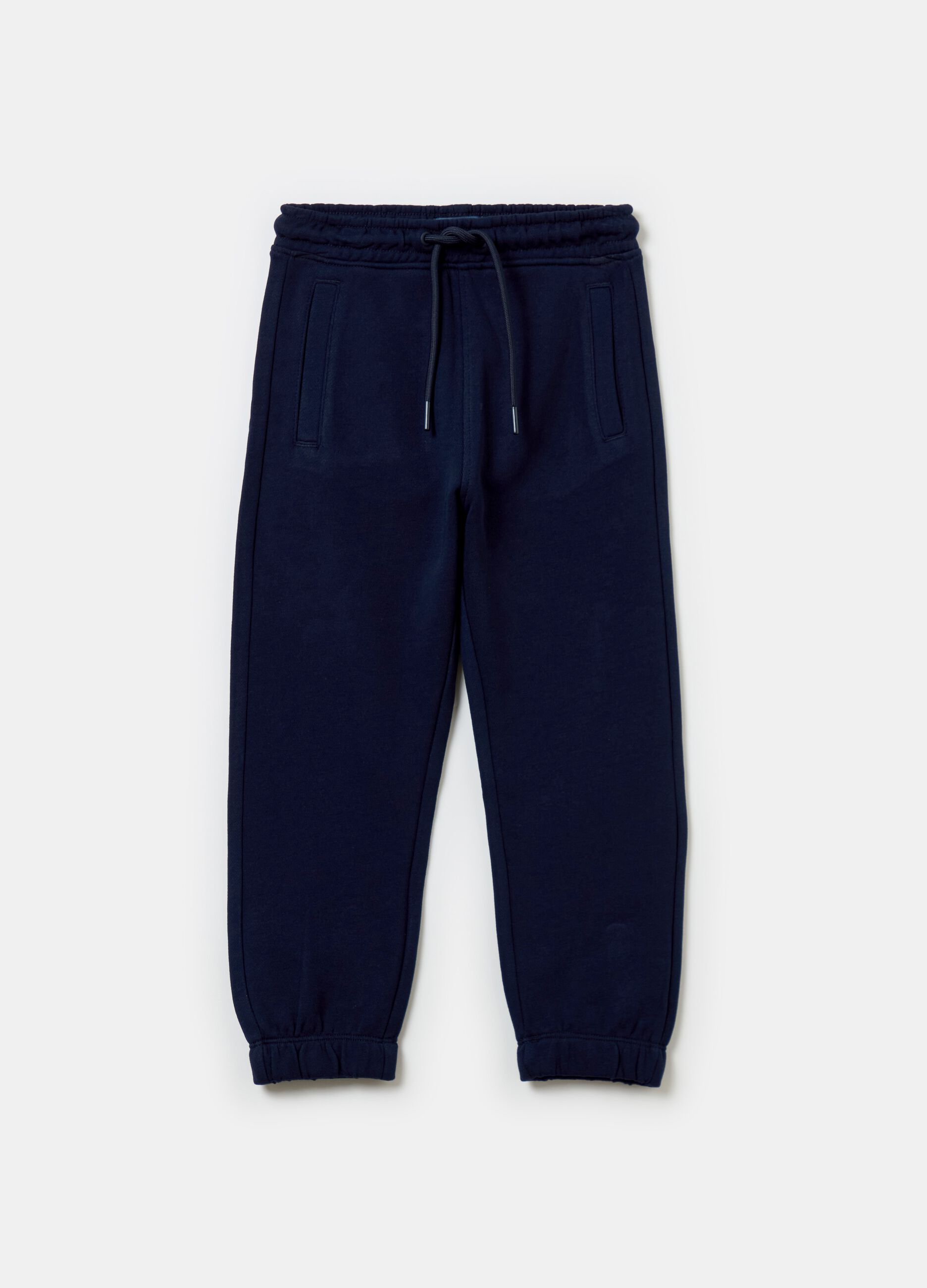 Essential joggers in cotton with drawstring