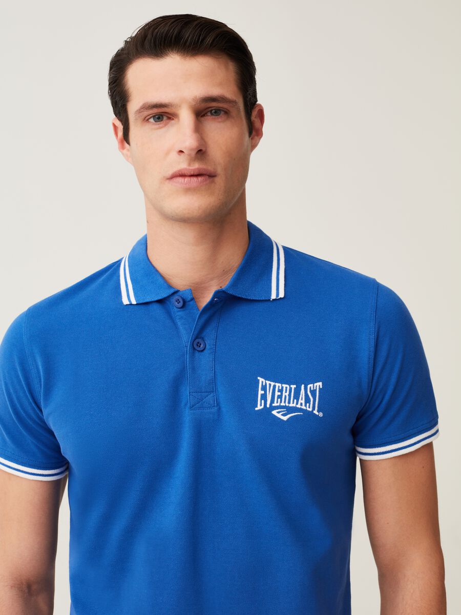 Pique polo shirt with Everlast logo_1