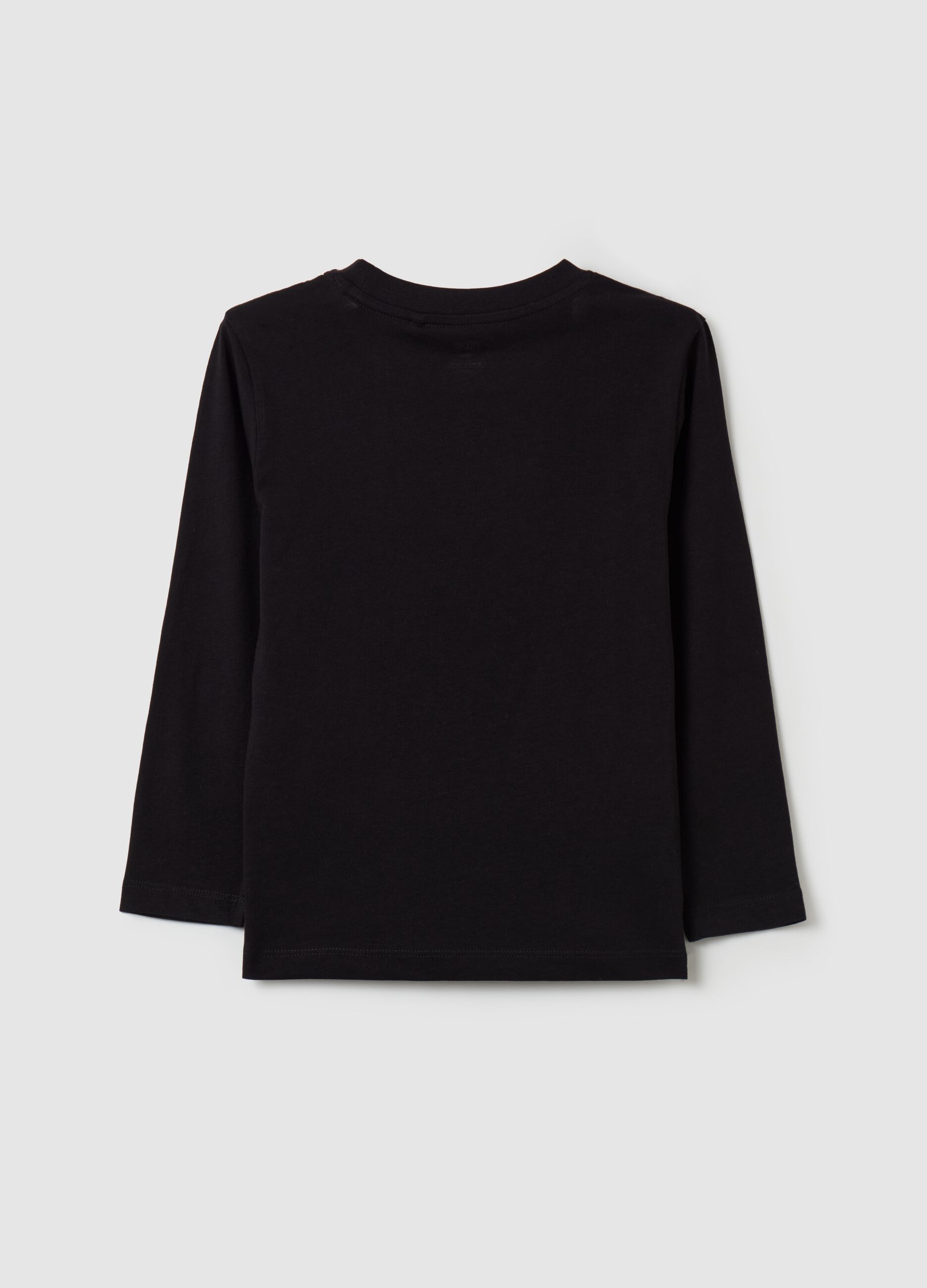 Long-sleeved T-shirt in organic cotton