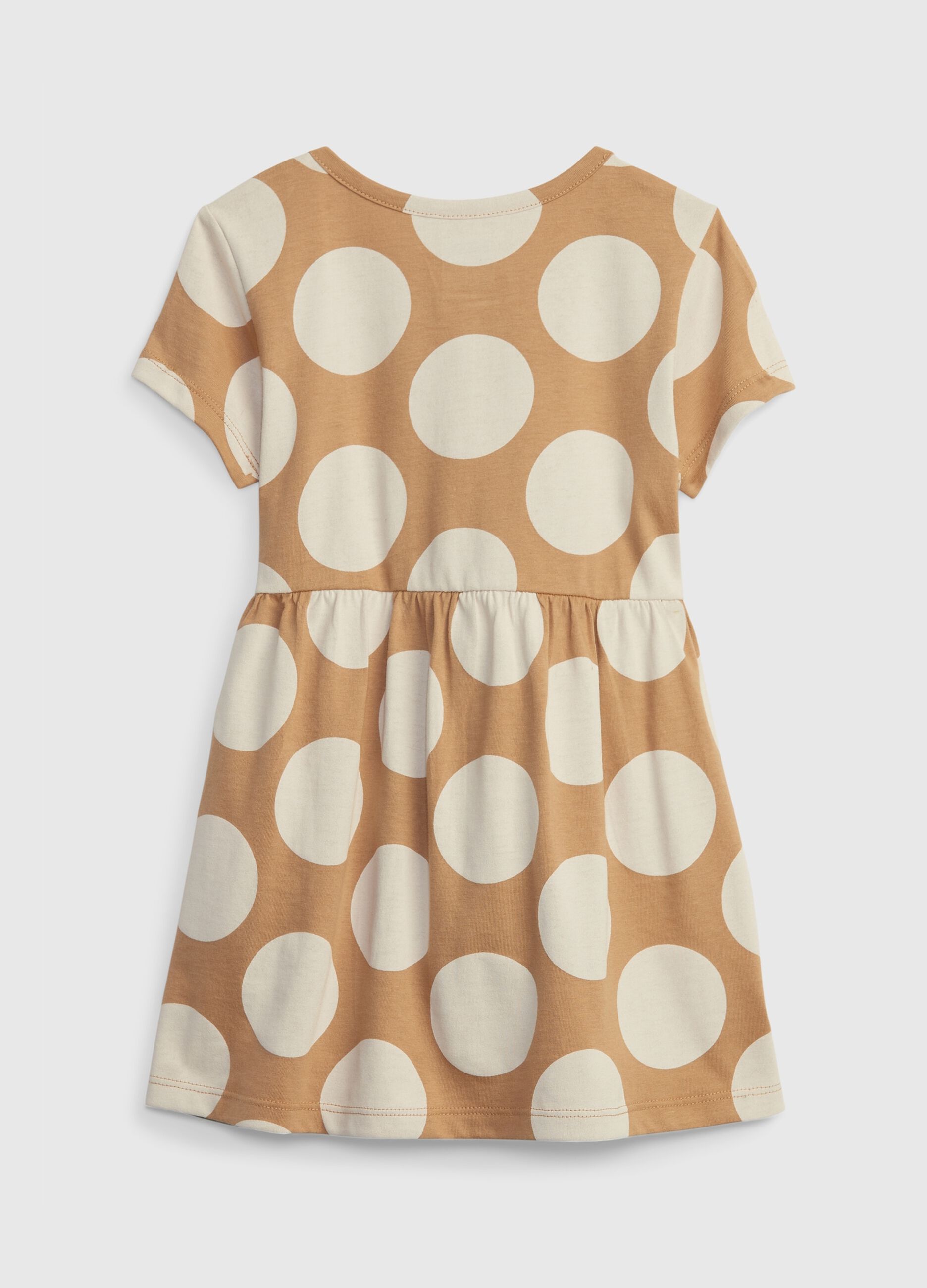 Dress with polka dot print