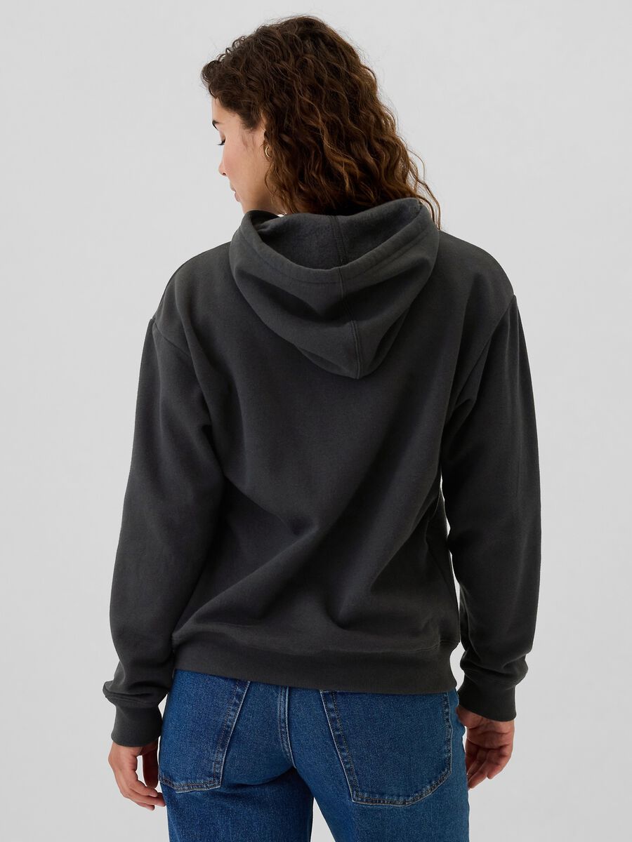 Sweatshirt with hood and logo embroidery_2