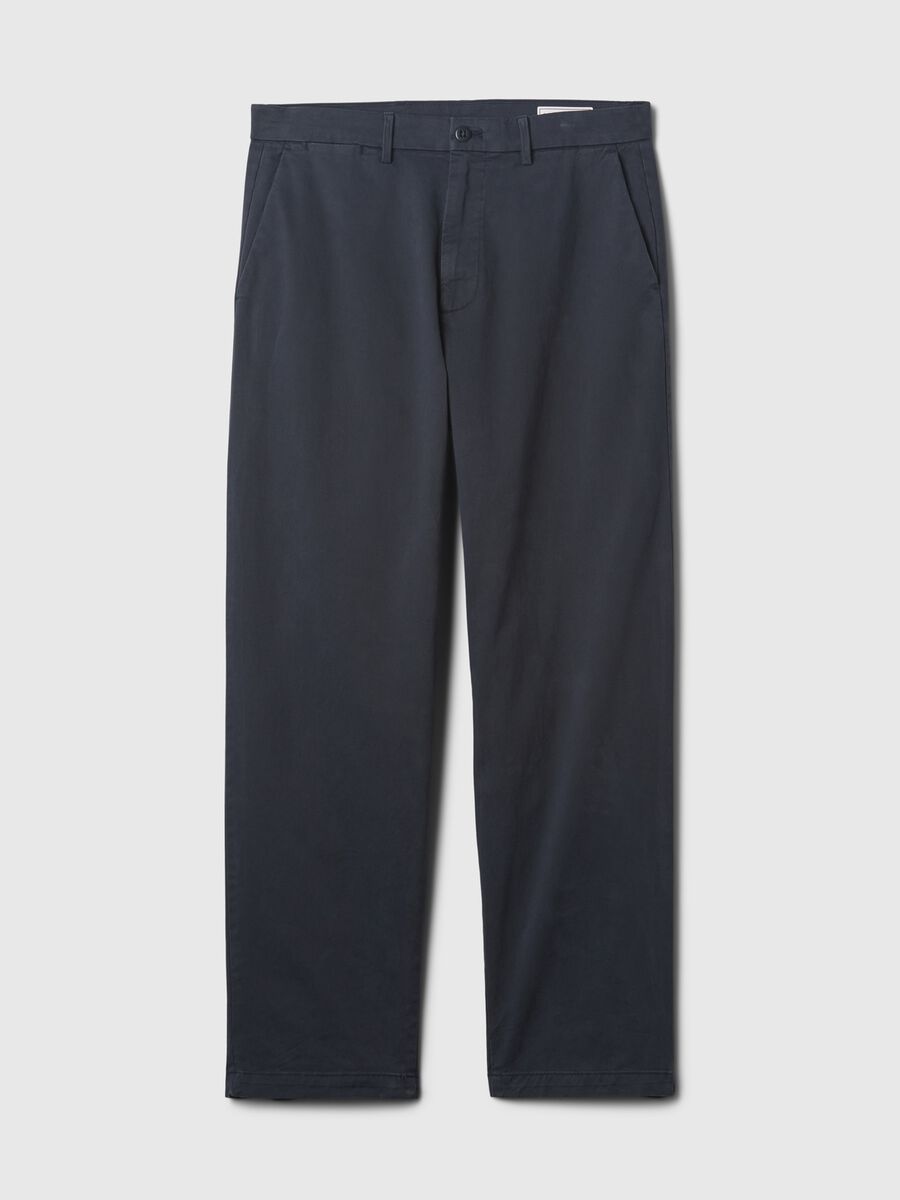 Baggy-fit trousers in stretch cotton_4