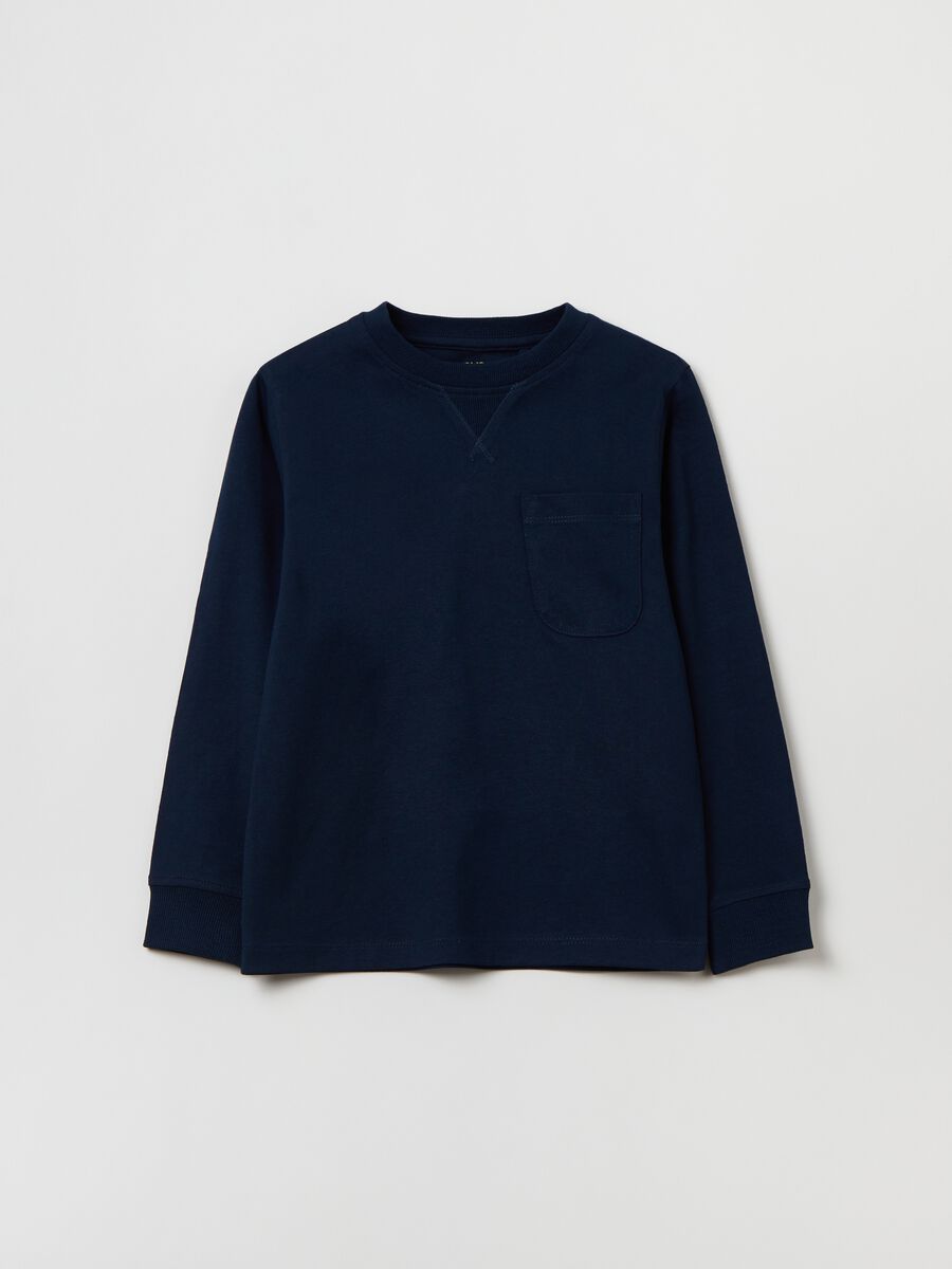 Long-sleeved T-shirt in cotton_0