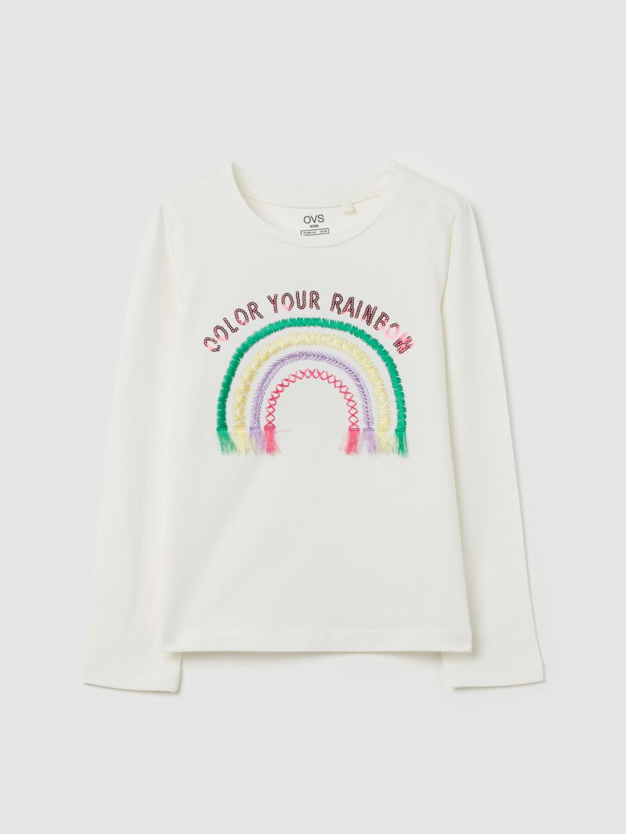 T-shirt maniche lunghe "Color Your Rainbow"_0