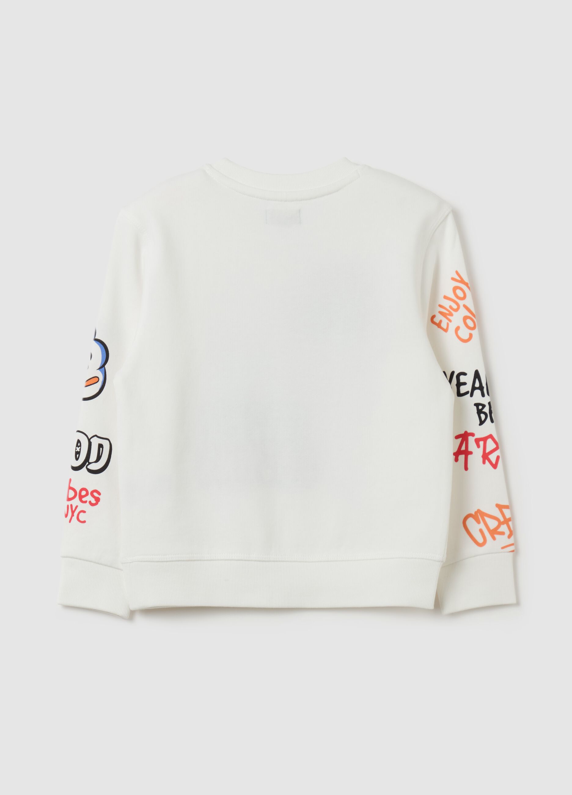 French terry sweatshirt with print