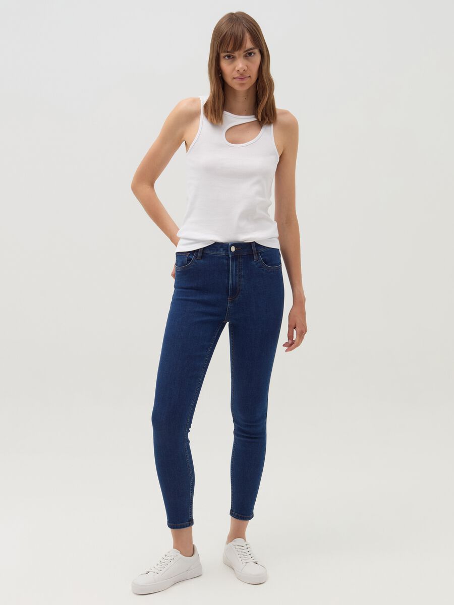 Skinny-fit crop jeans_0