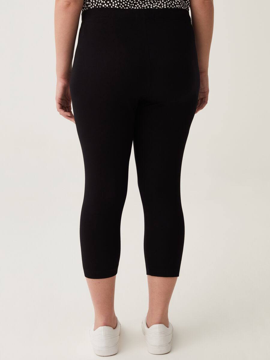 Curvy stretch cotton cropped leggings_2