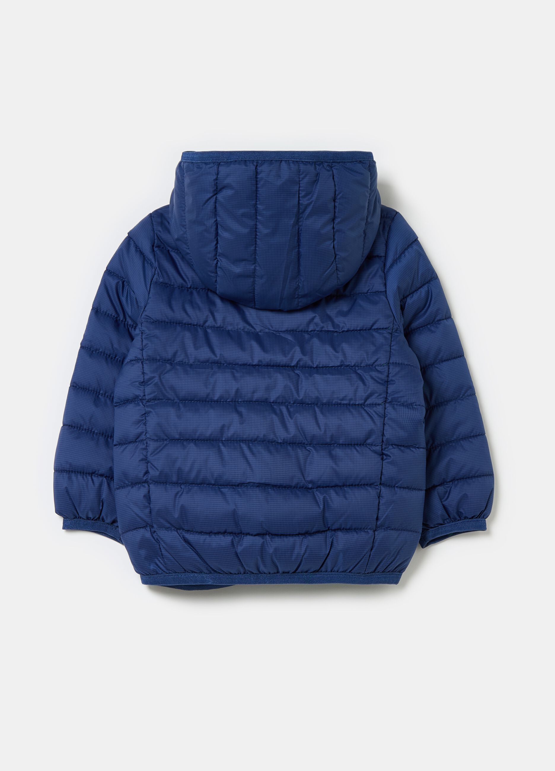 Ultralight down jacket with ripstop weave